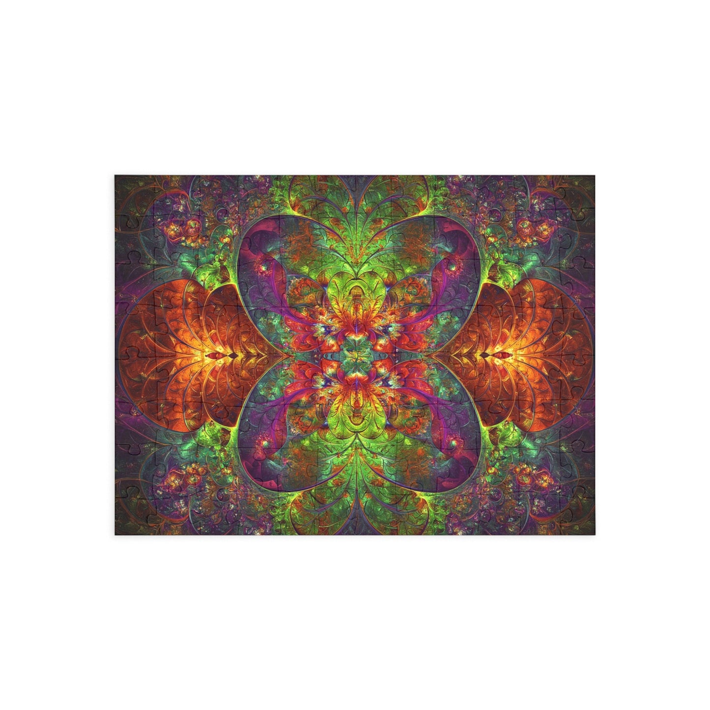 Colorful Mandala Puzzle (96, 252, 500, 1000-Piece) - Perfect for Family Game Night