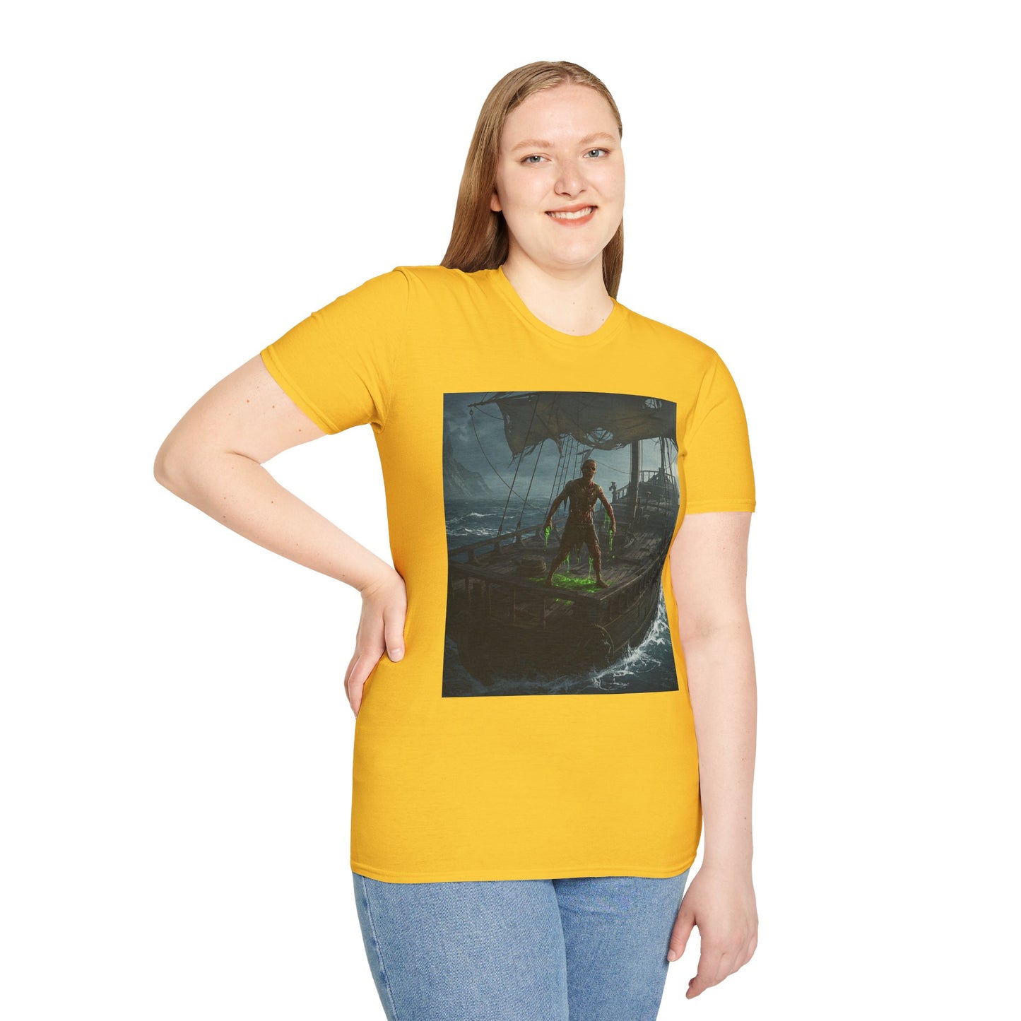 Adventurous Pirate Graphic Unisex T-Shirt - Perfect for Sea Lovers!