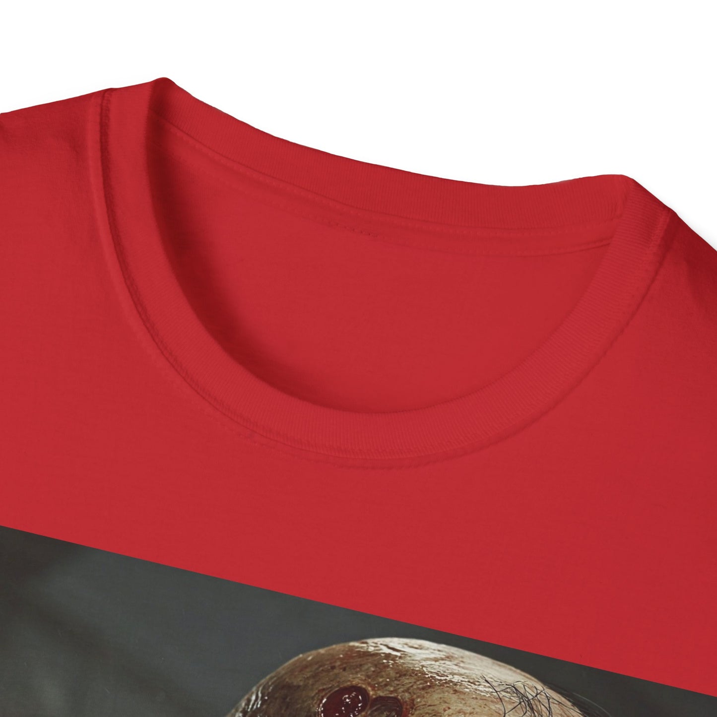 UK - Unisex Softstyle T-Shirt with Zombie Design | Perfect for Halloween and Horror Fans