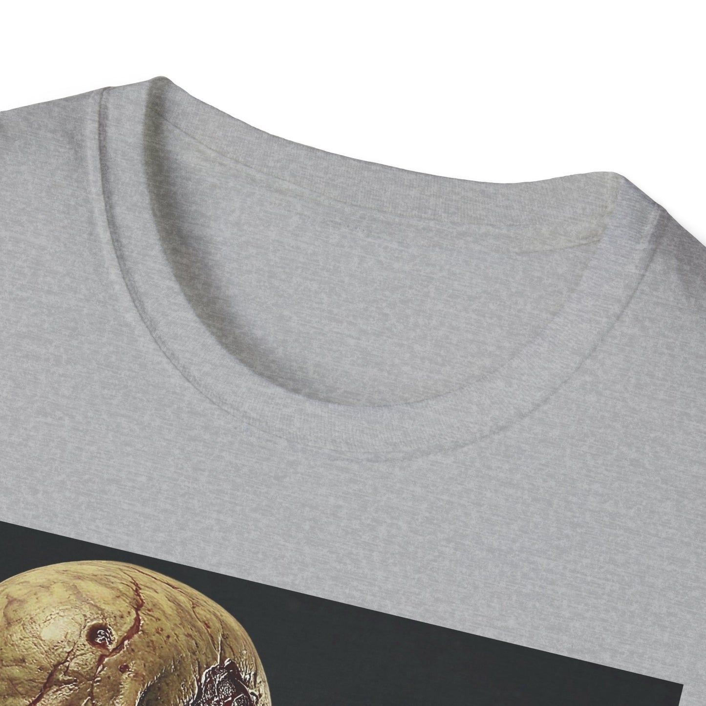 Apocalyptic Portrait Tee, bold, decaying zombie graphic
