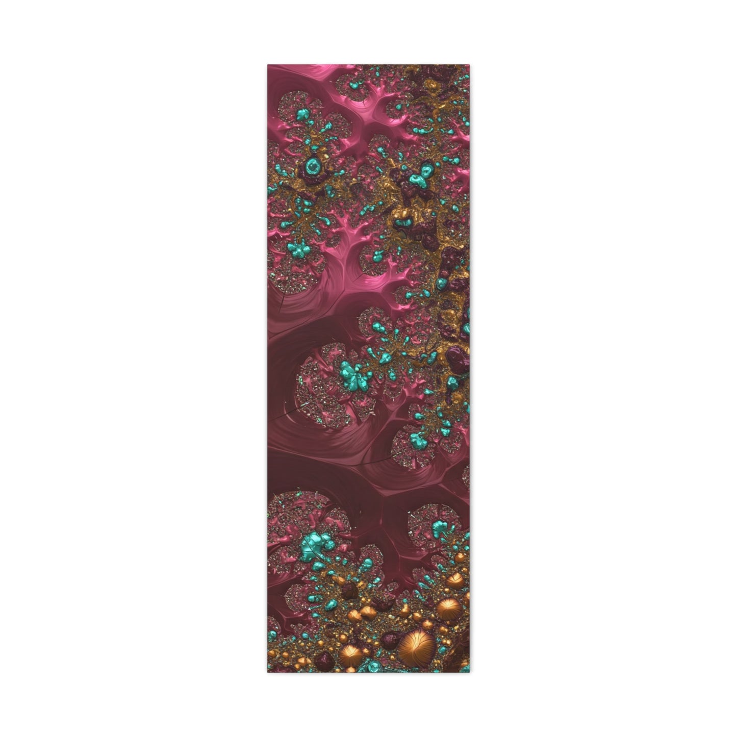 Abstract Art Canvas Print - Vibrant Fractal Design for Home Decor