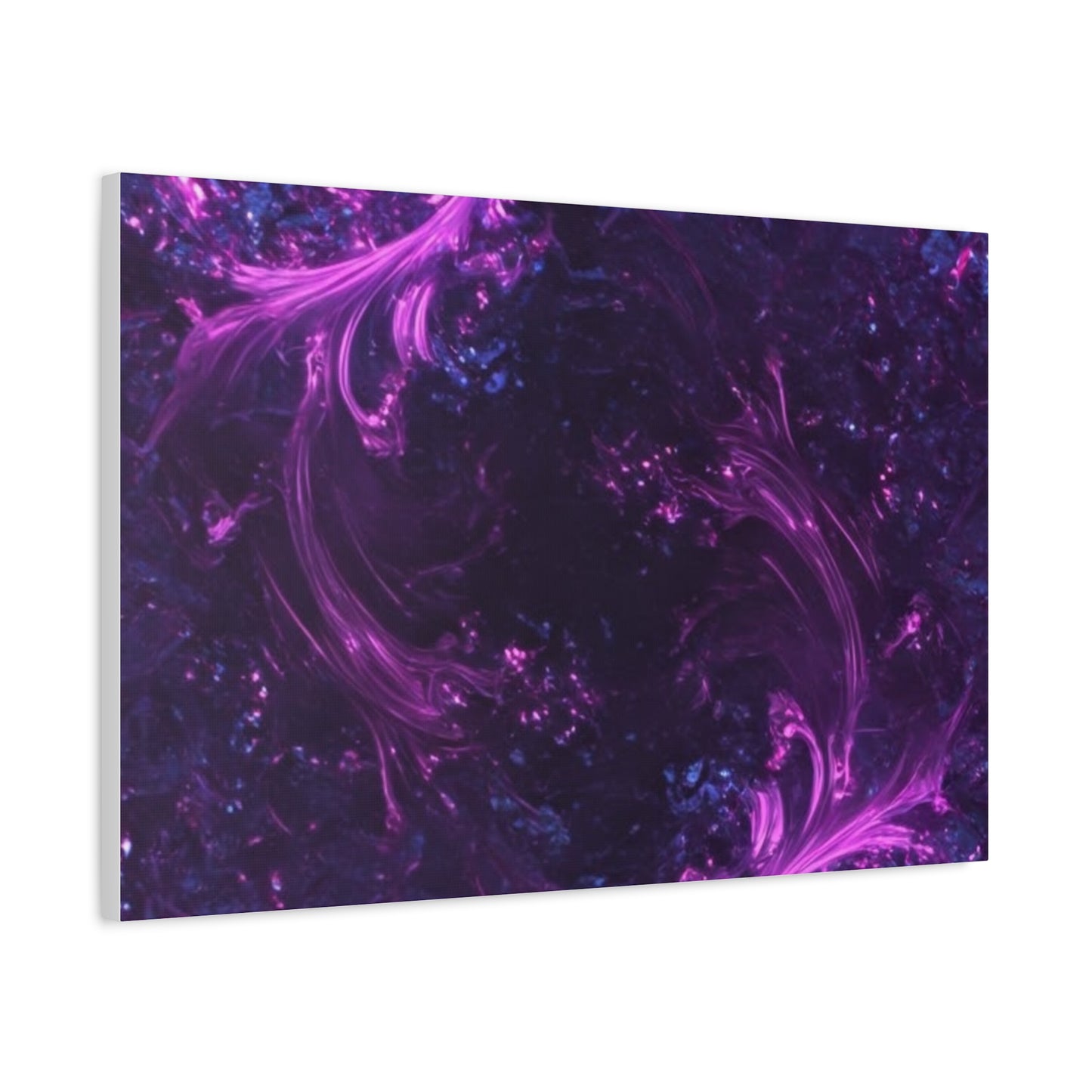 Abstract Purple Fractal Canvas Print - Artistic Wall Décor