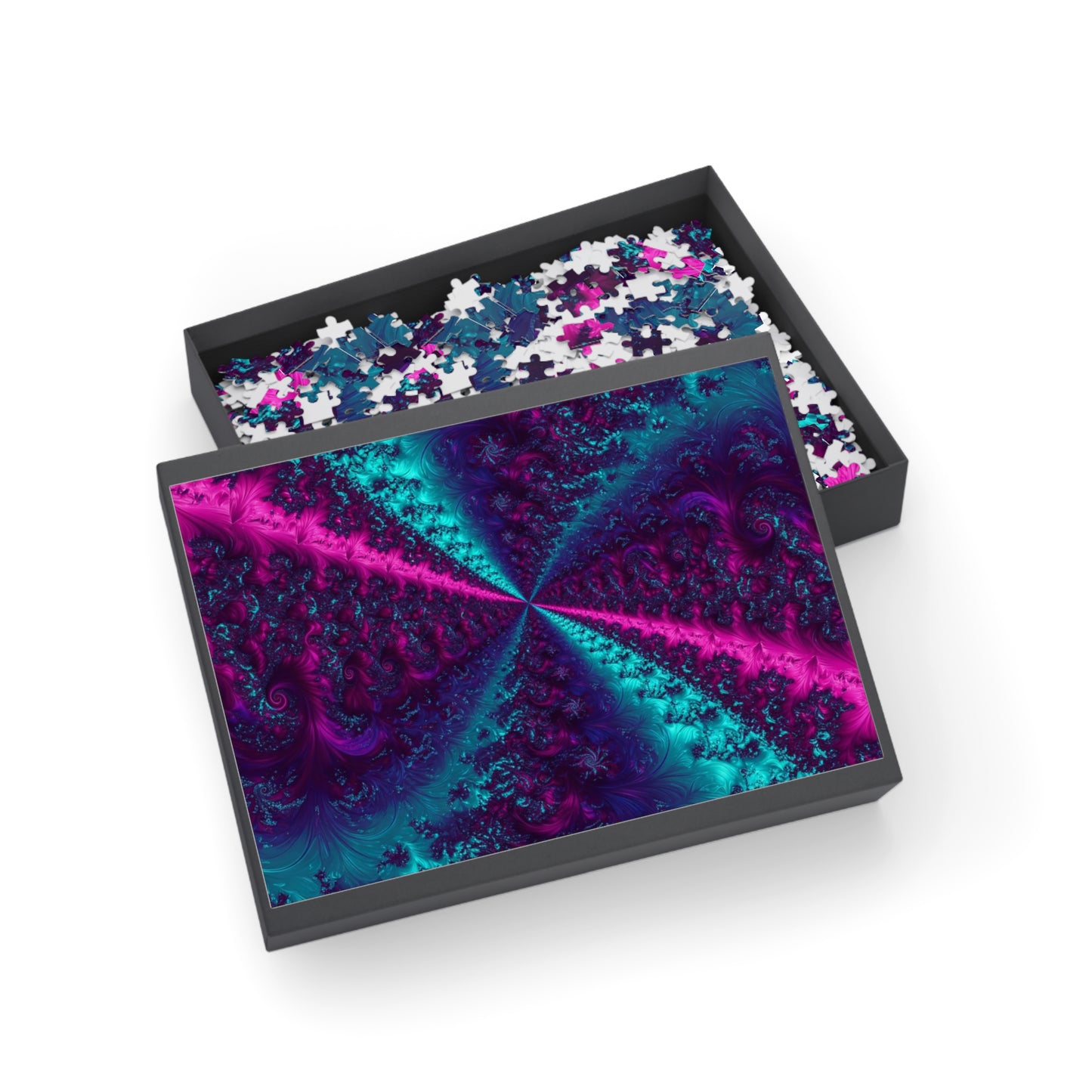 069- Fractal Puzzle (96, 252, 500, 1000-Piece) - Fun Family Activity and Gift