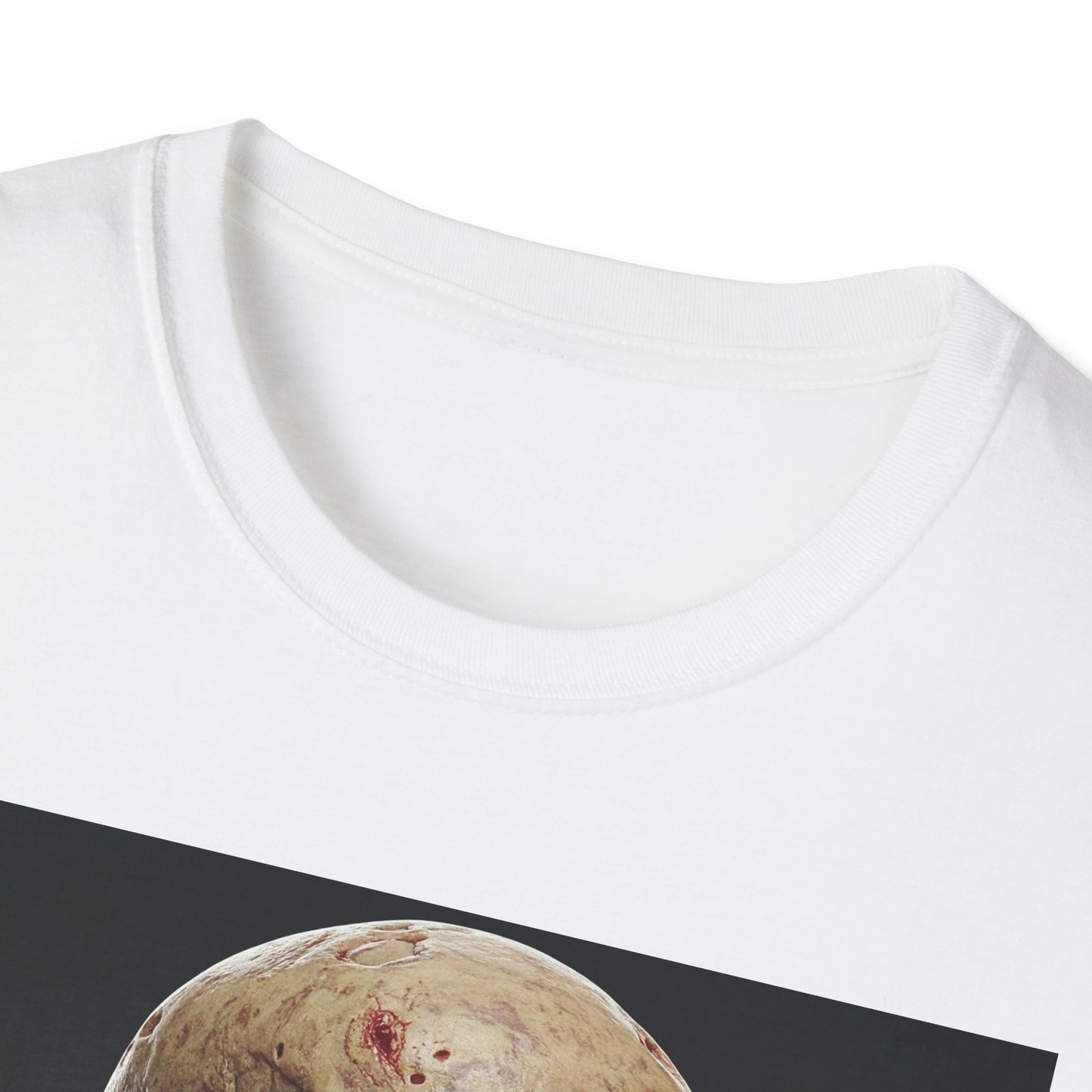 Apocalyptic Portrait Tee, bold, decaying zombie graphic