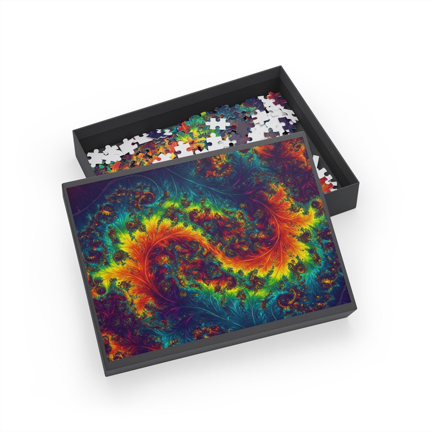 071- Fractal Puzzle (96, 252, 500, 1000-Piece) - Fun Family Activity and Gift