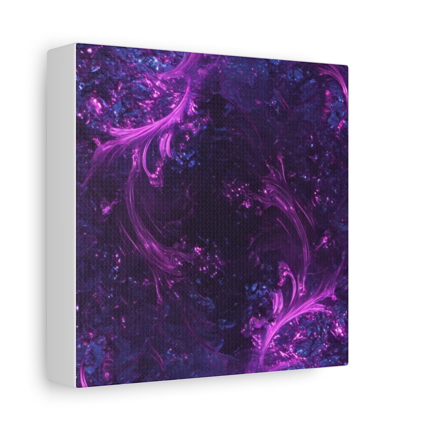 Abstract Purple Fractal Canvas Print - Artistic Wall Décor