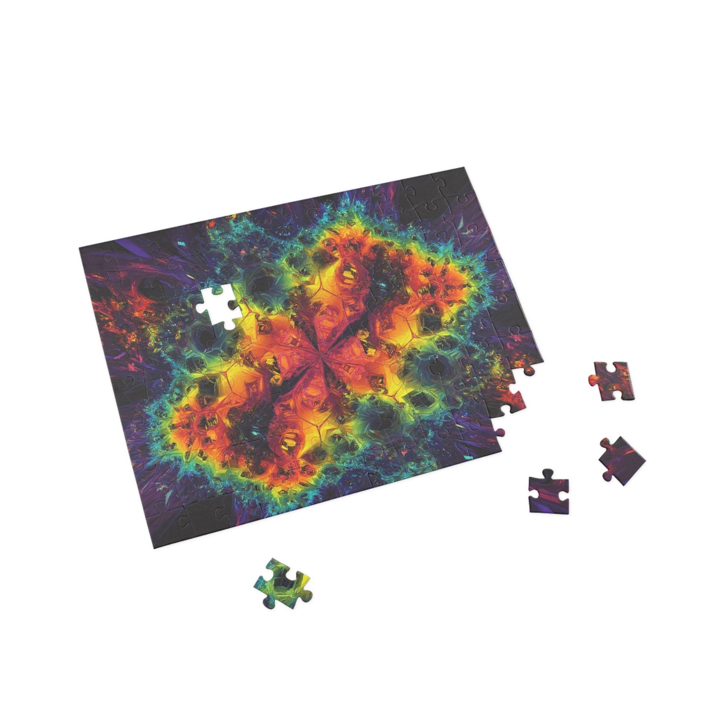 010 - Fractal Puzzle (96, 252, 500, 1000-Piece) - Fun Family Activity and Gift