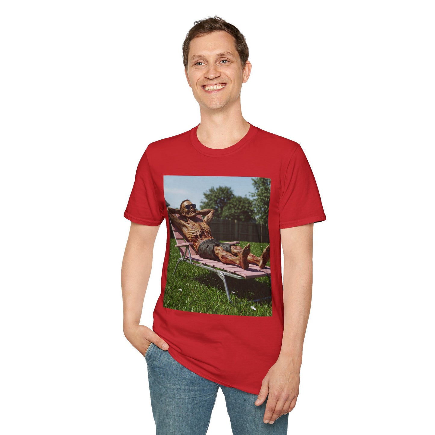 Chill Vibes Unisex Softstyle T-Shirt - Relaxed Summer Graphic Tee