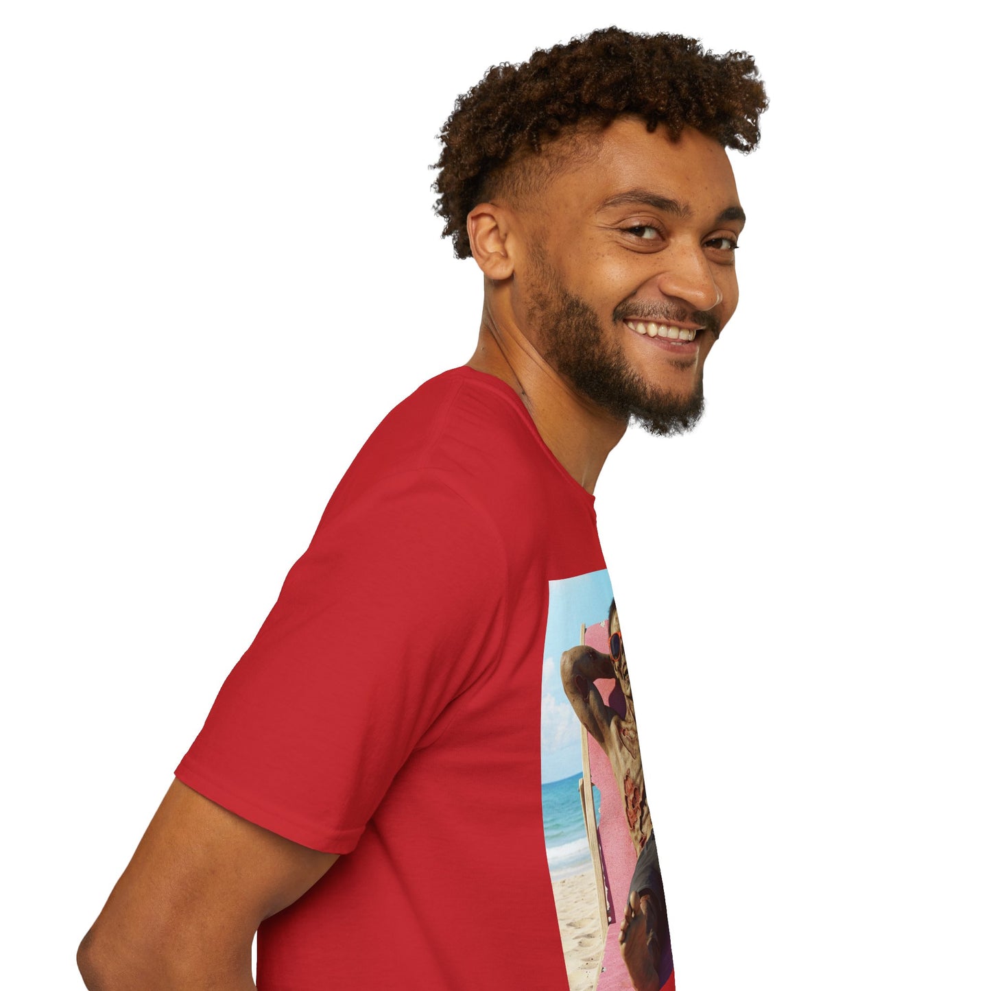 Beach Vibes Skeleton Unisex T-Shirt - Cool Summer Graphic Tee