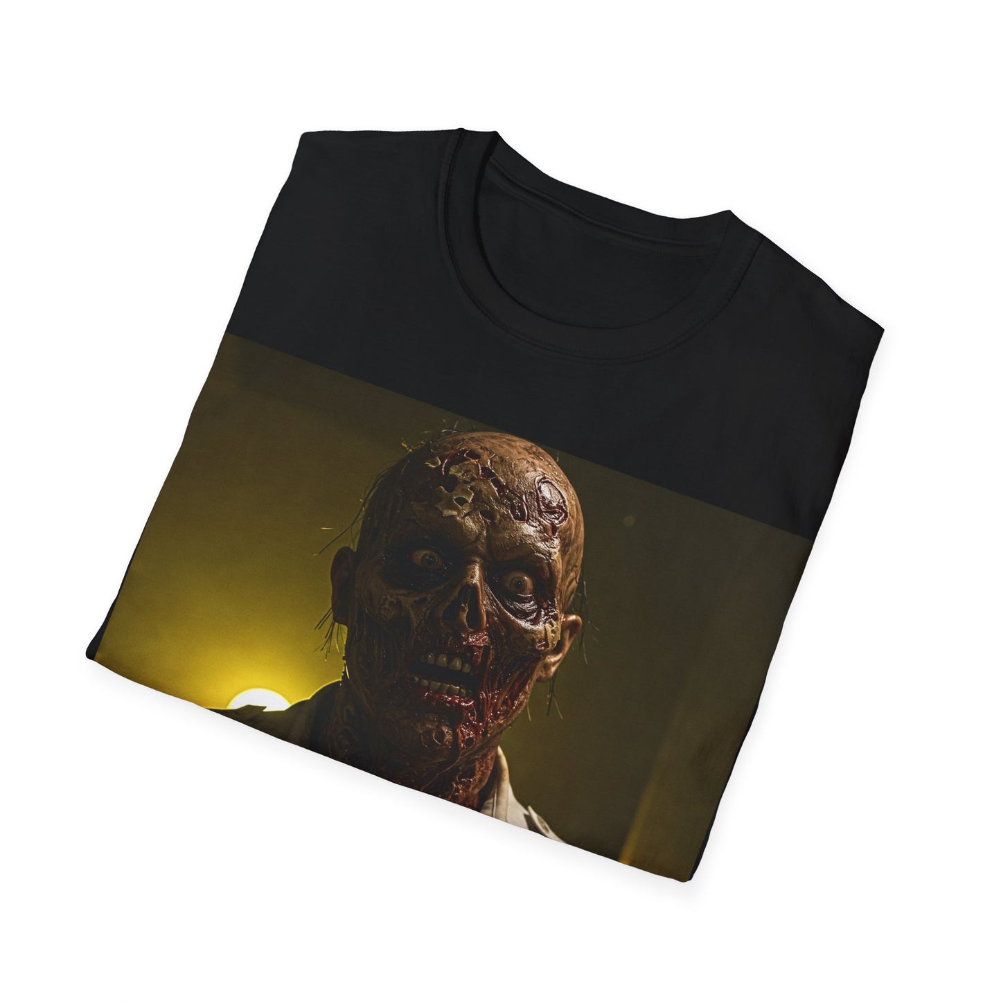 UK - Zombie EMT Unisex Softstyle T-Shirt - Horror Apparel for Halloween