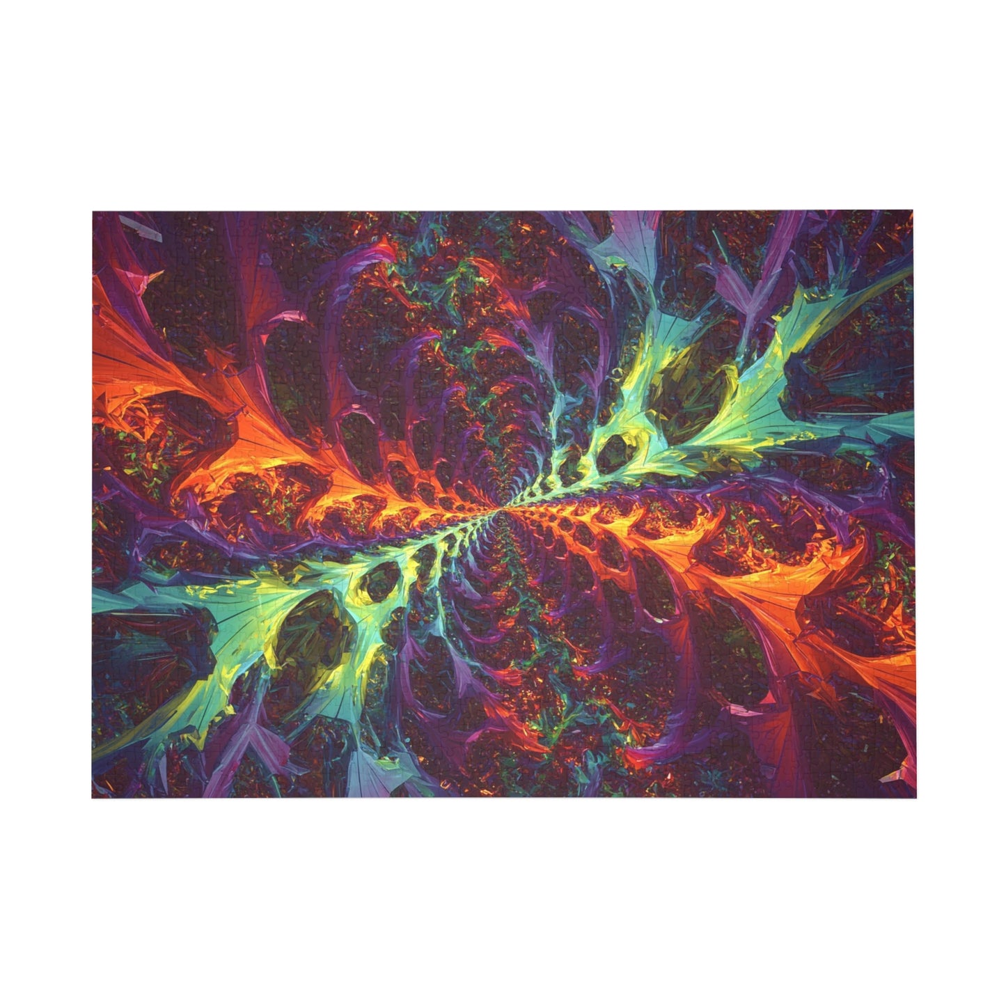 068- Fractal Puzzle (96, 252, 500, 1000-Piece) - Fun Family Activity and Gift