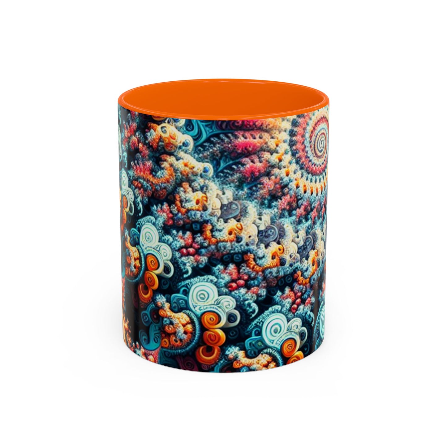 Colorful Fractal Coffee Mug - 11oz & 15oz - Perfect for Art Lovers