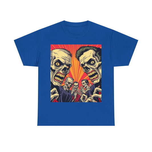 UK - Vintage Horror Graphic Unisex Heavy Cotton Tee