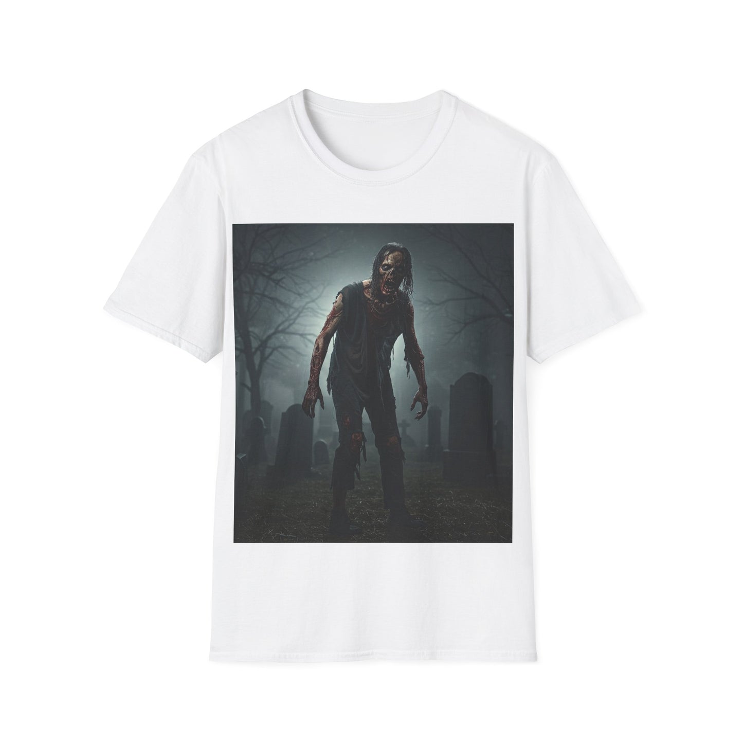 UK - Unisex Softstyle Horror Tee - Perfect for Halloween and Horror Fans