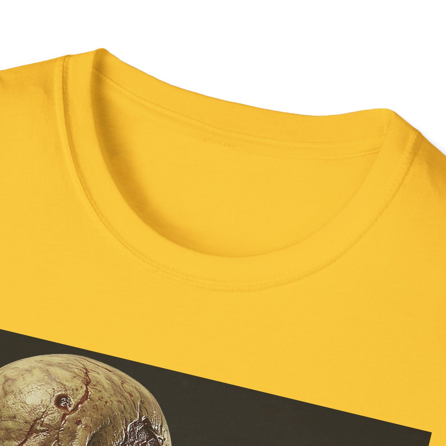 Apocalyptic Portrait Tee, bold, decaying zombie graphic