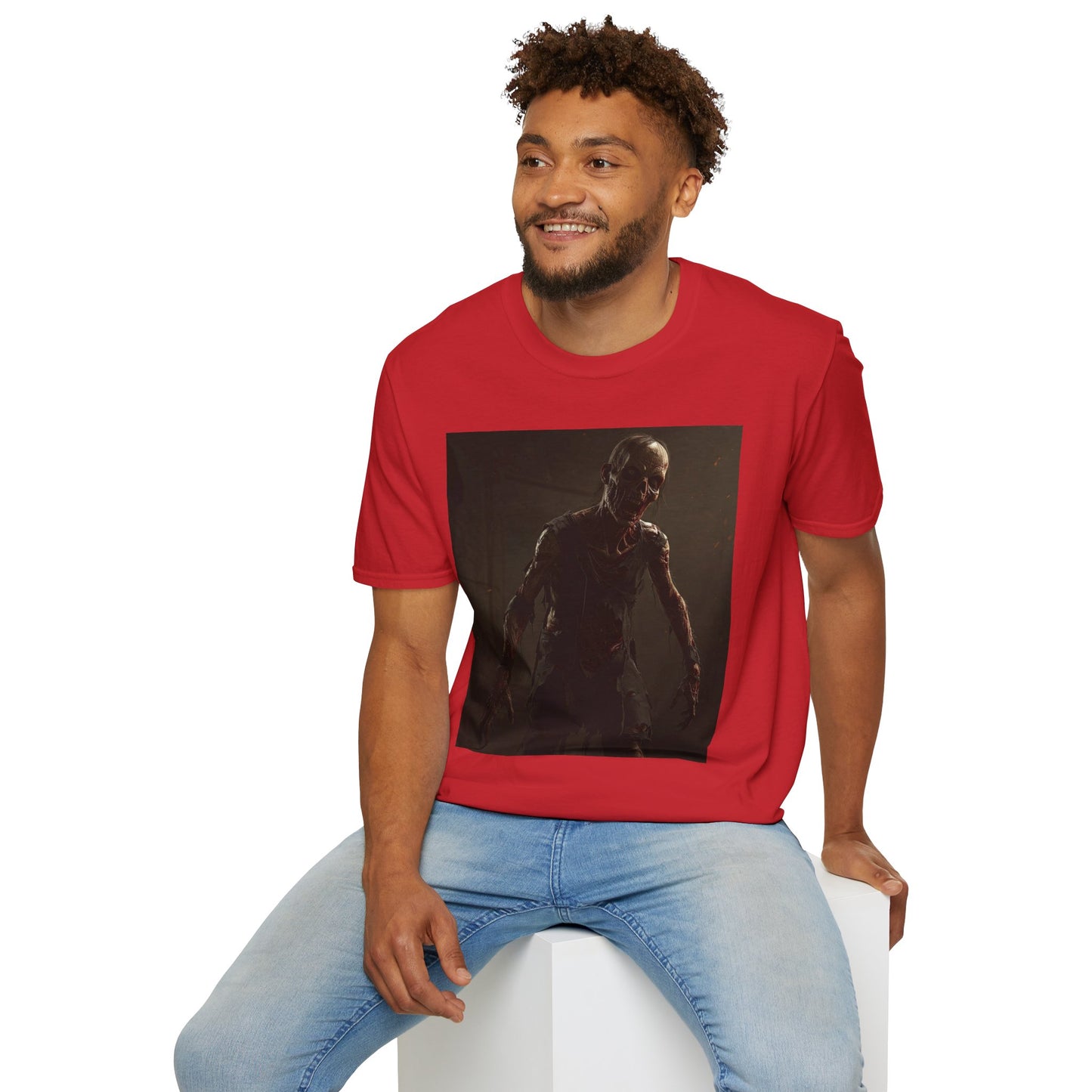 Unisex Zombie Graphic T-Shirt - Perfect for Halloween and Horror Fans