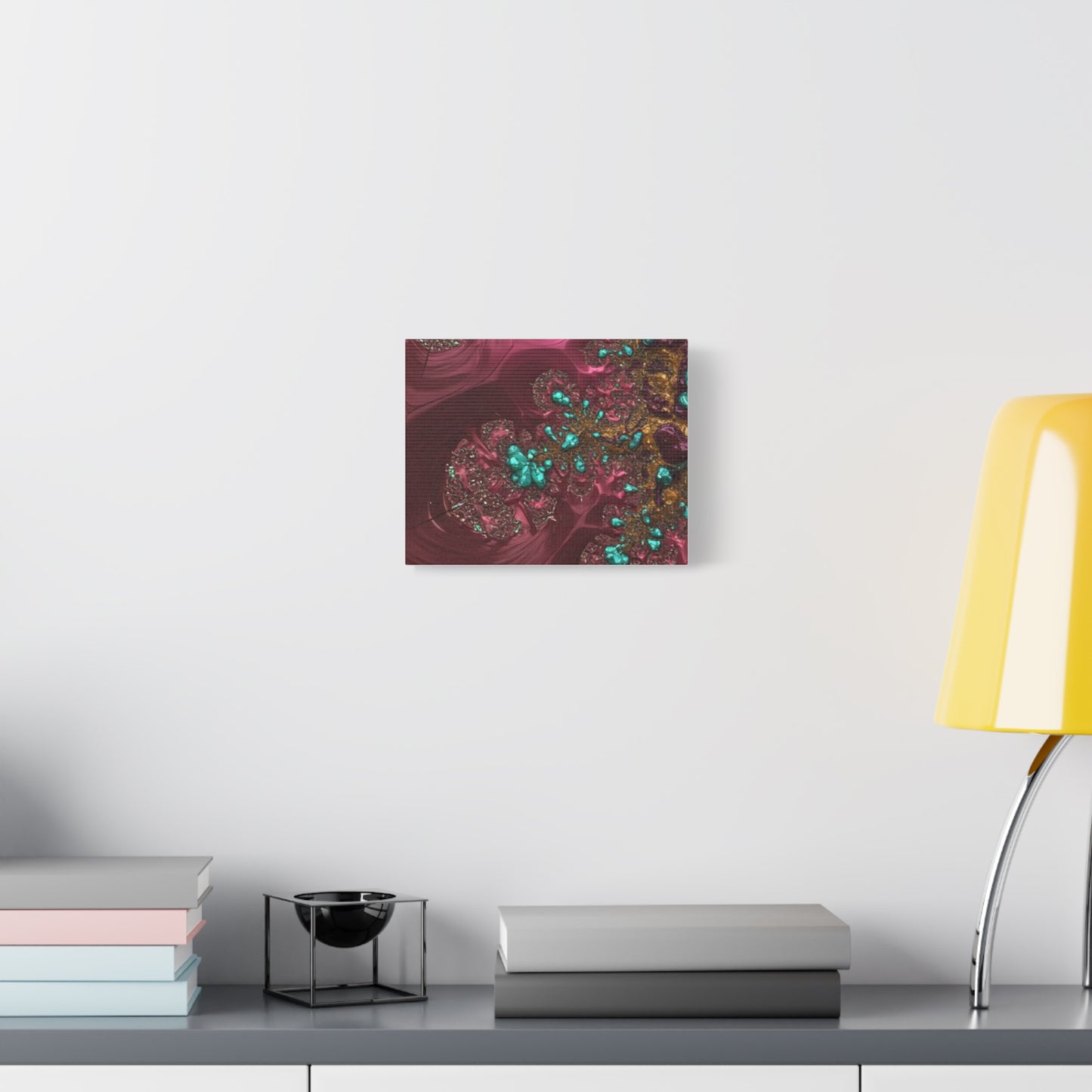 Abstract Art Canvas Print - Vibrant Fractal Design for Home Decor