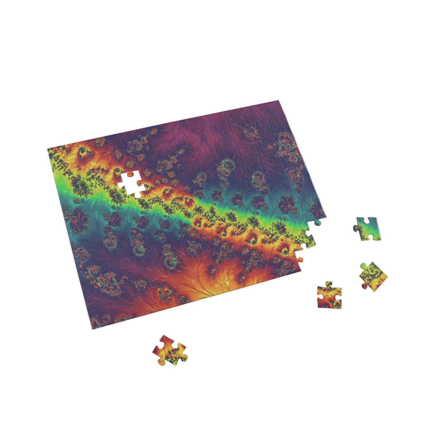 079- Fractal Puzzle (96, 252, 500, 1000-Piece) - Fun Family Activity and Gift