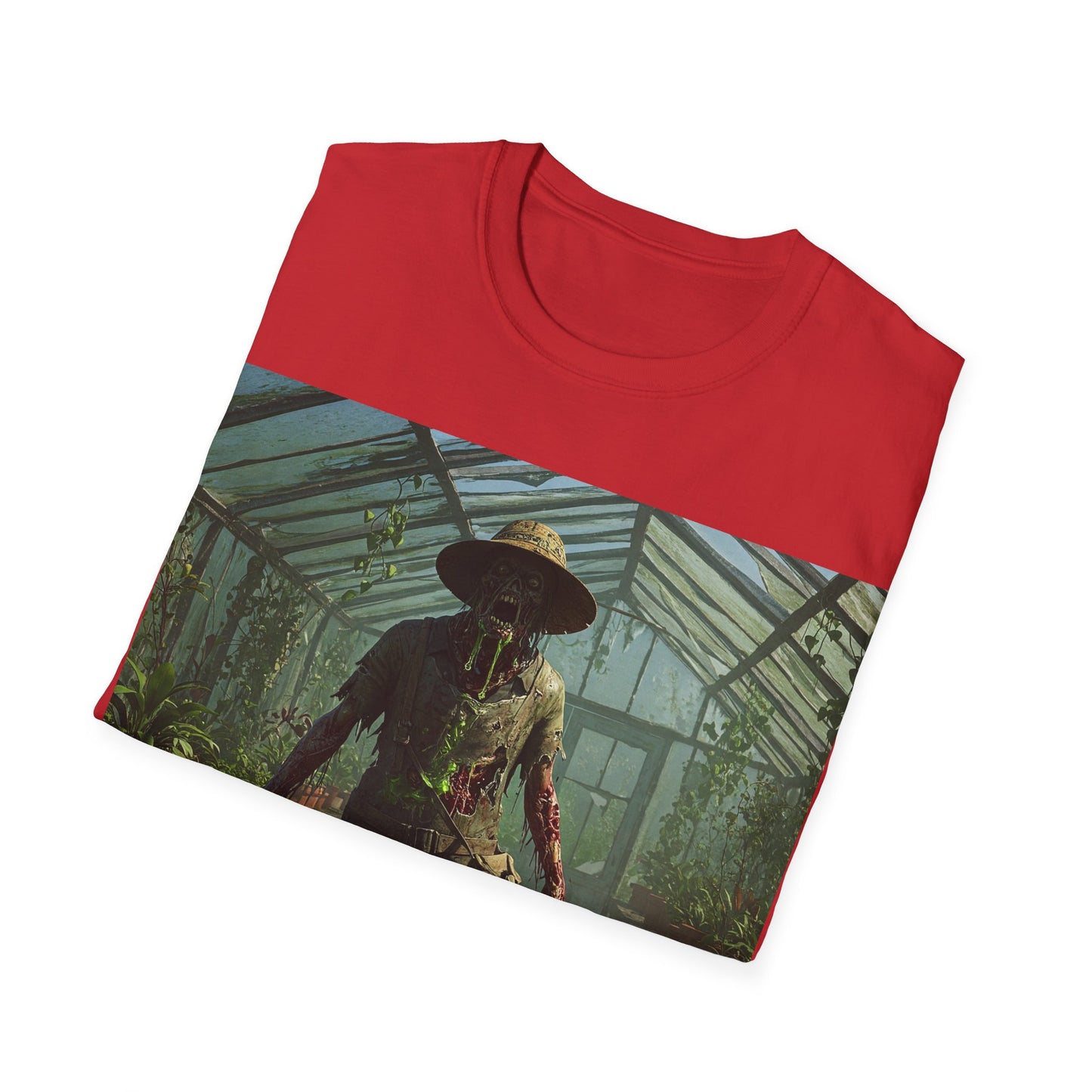 UK - Unisex Softstyle T-Shirt - Gothic Scarecrow Graphic Tee
