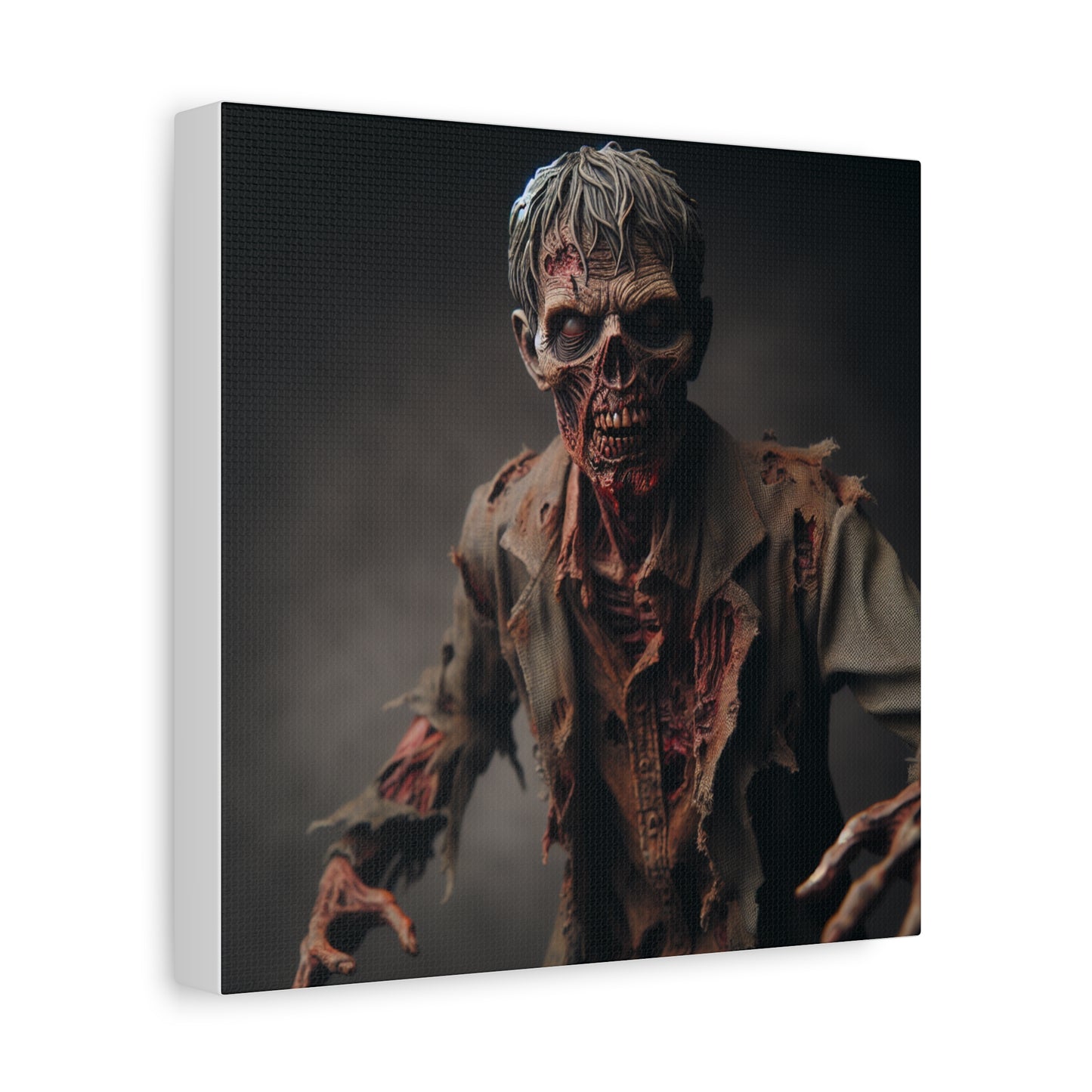 Zombie Art Canvas - Horror Wall Decor for Halloween