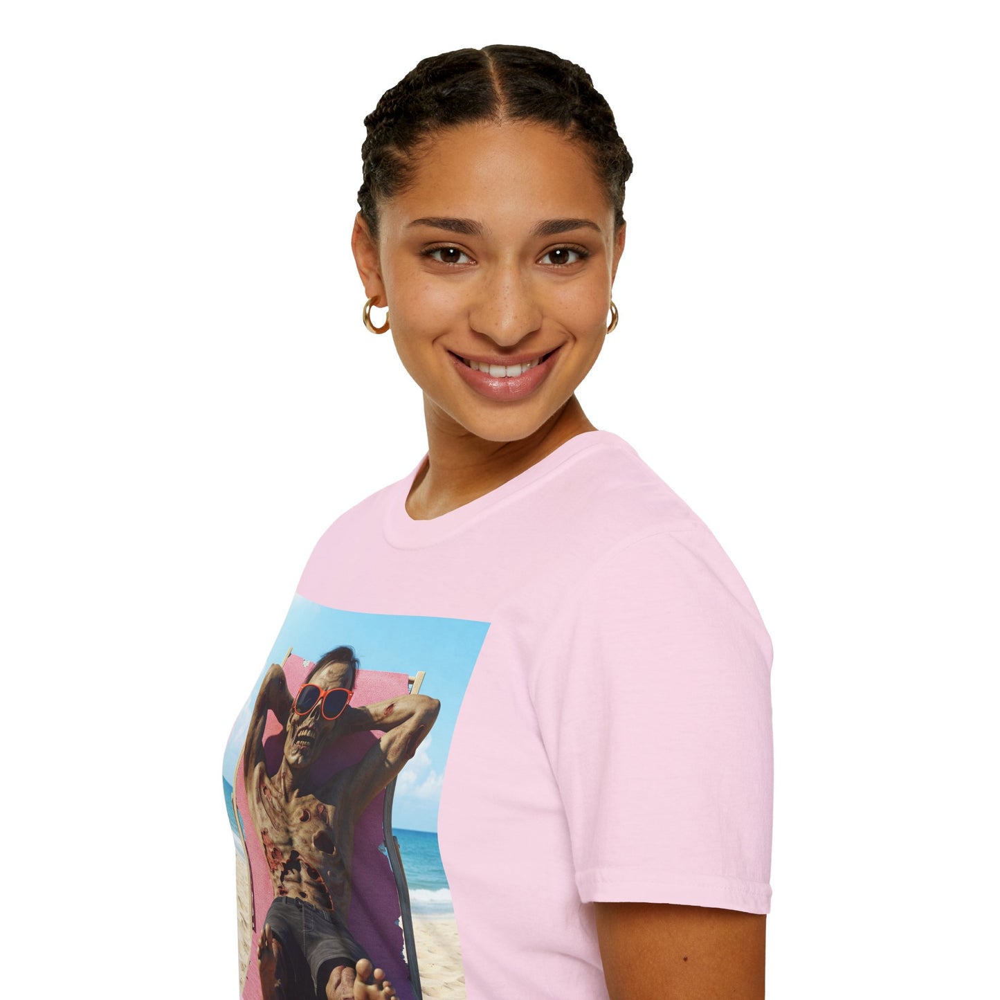 Beach Vibes Skeleton Unisex T-Shirt - Cool Summer Graphic Tee