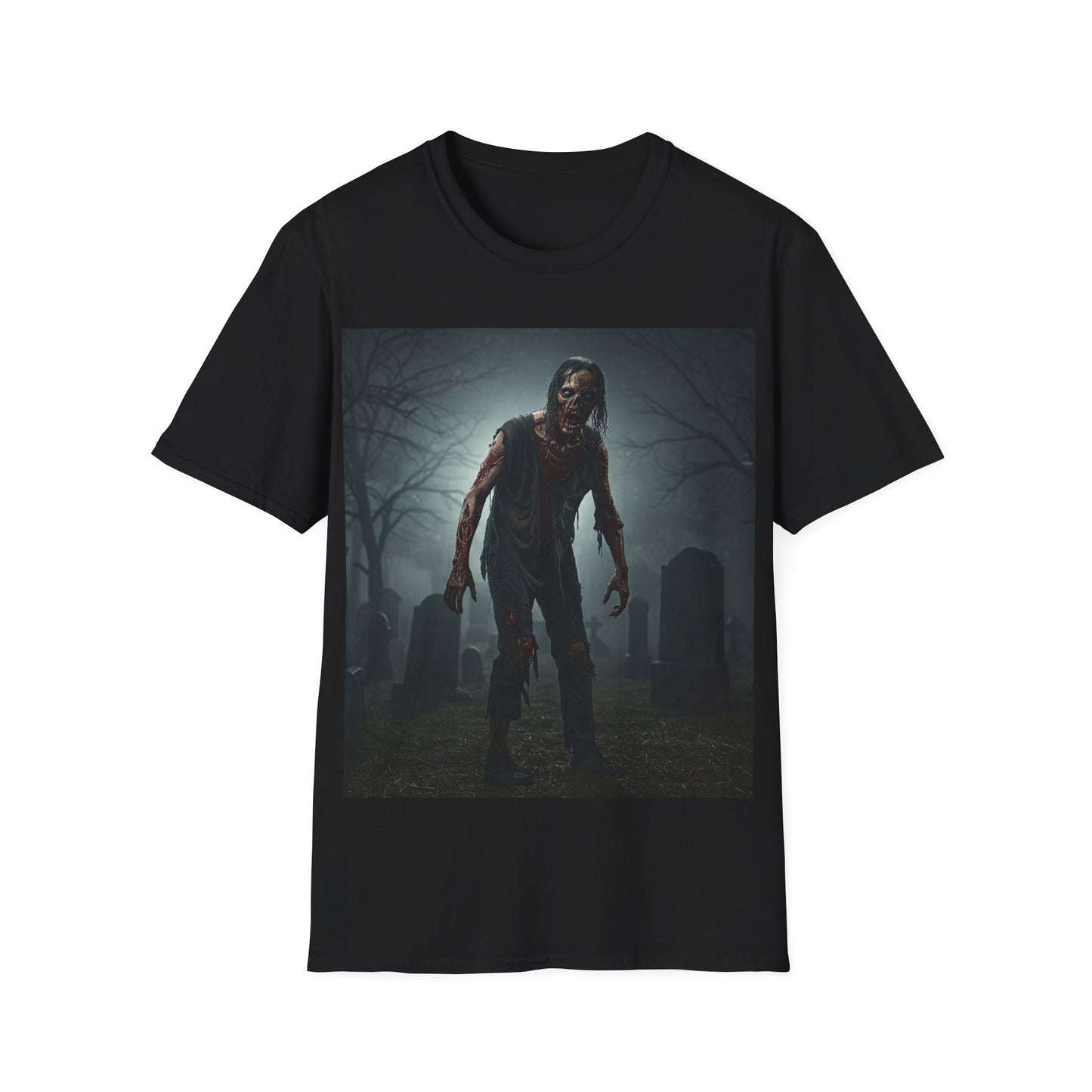 UK - Unisex Softstyle Horror Tee - Perfect for Halloween and Horror Fans