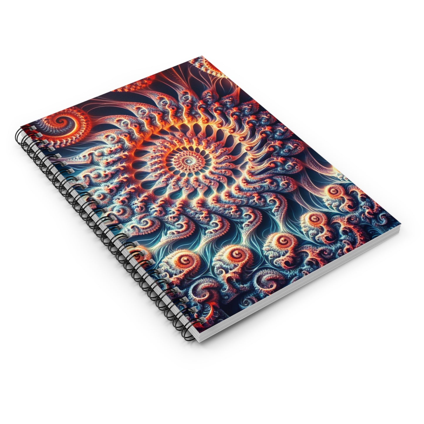 Vibrant Spiral Notebook - Ruled Lines for Creative Minds