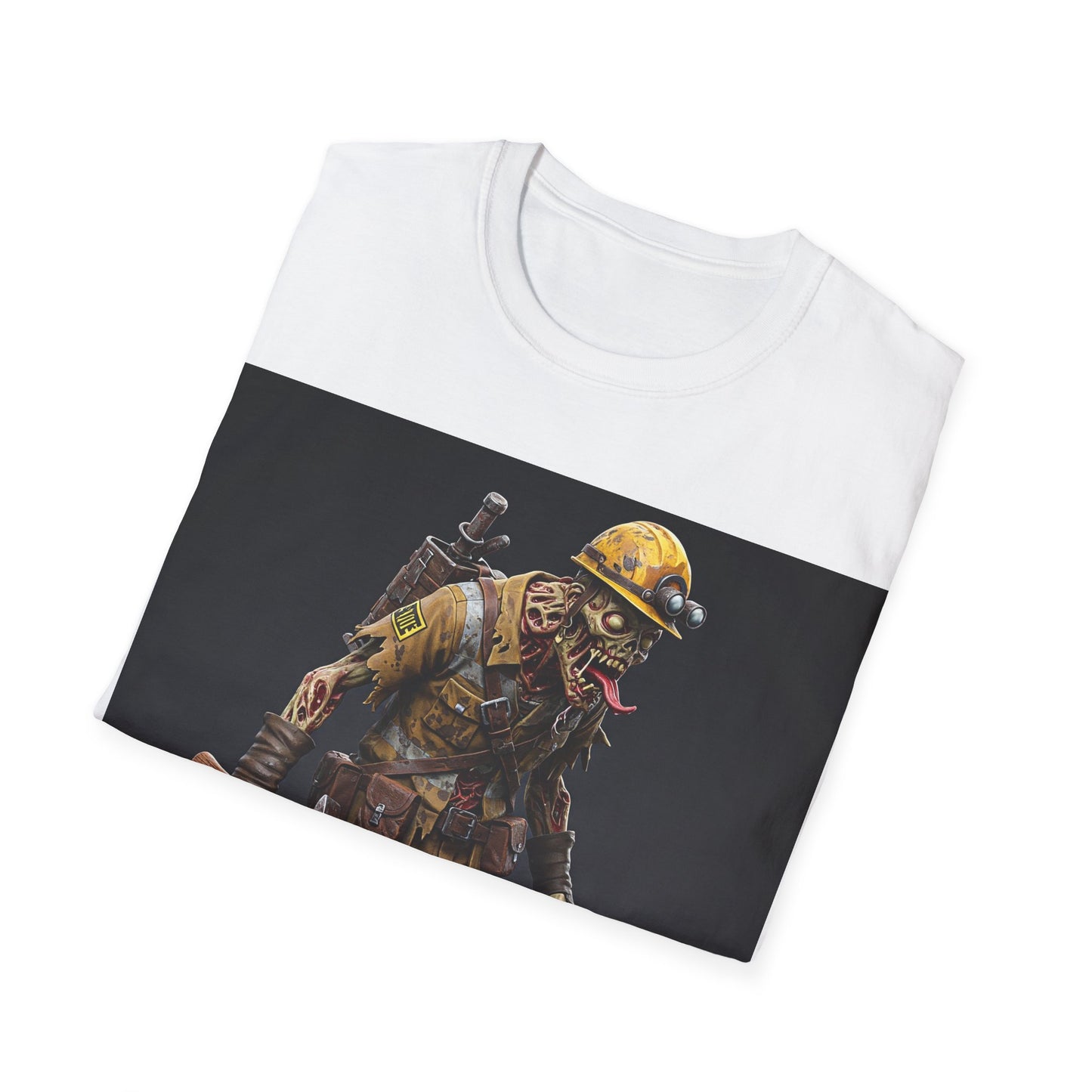 UK - Vintage Mining Themed Unisex Softstyle T-Shirt - Perfect for Adventure Lovers