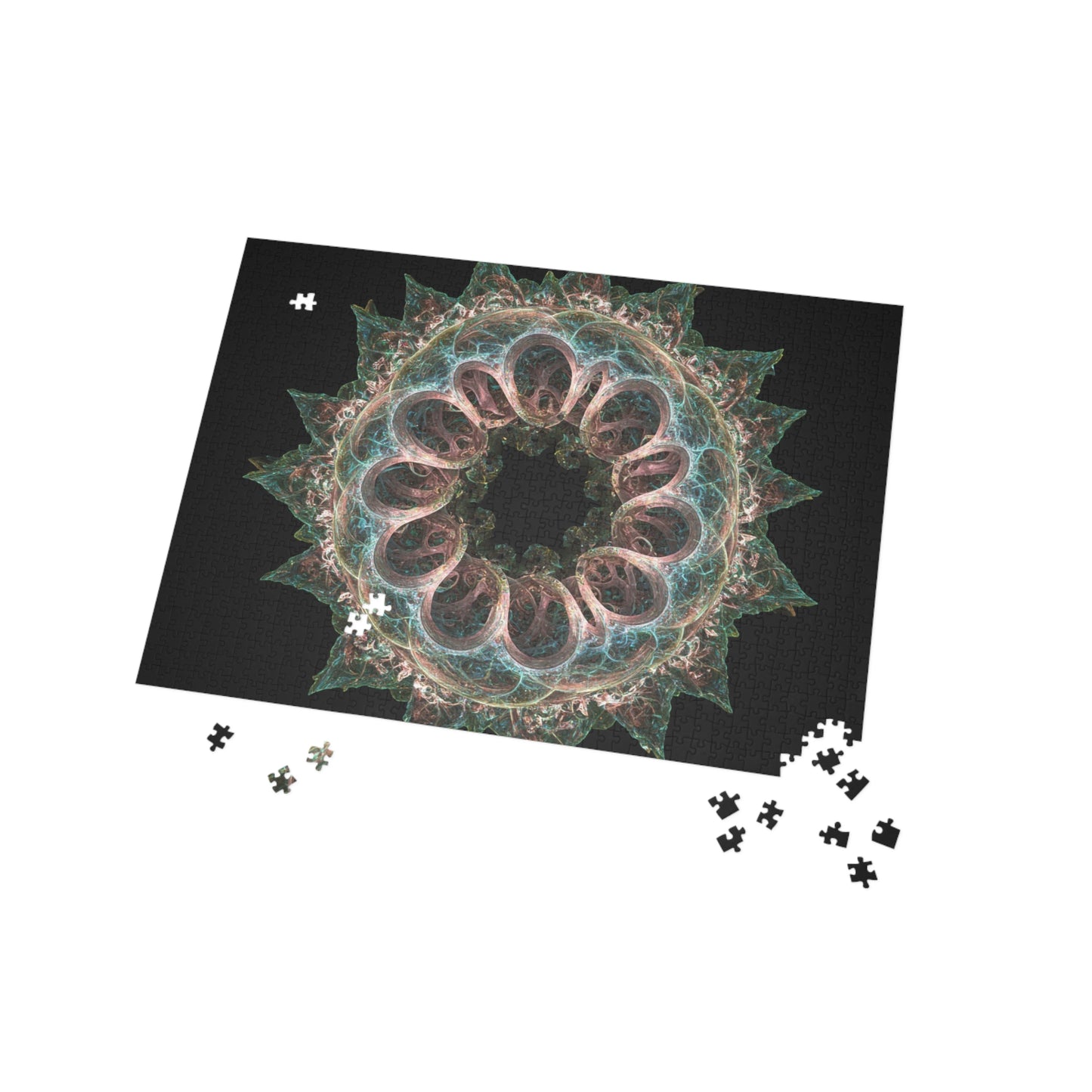 065- Fractal Puzzle (96, 252, 500, 1000-Piece) - Fun Family Activity and Gift