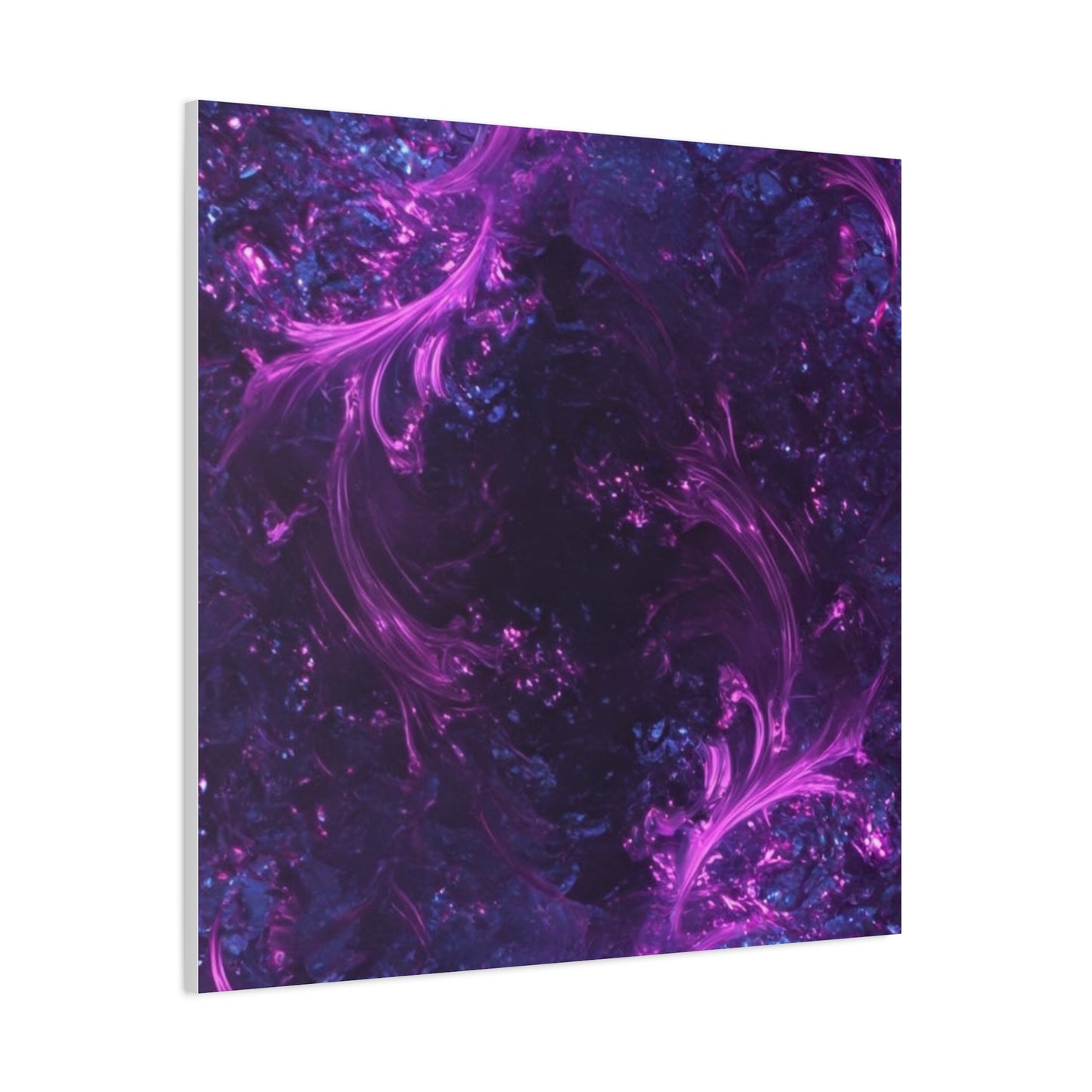 Abstract Purple Fractal Canvas Print - Artistic Wall Décor