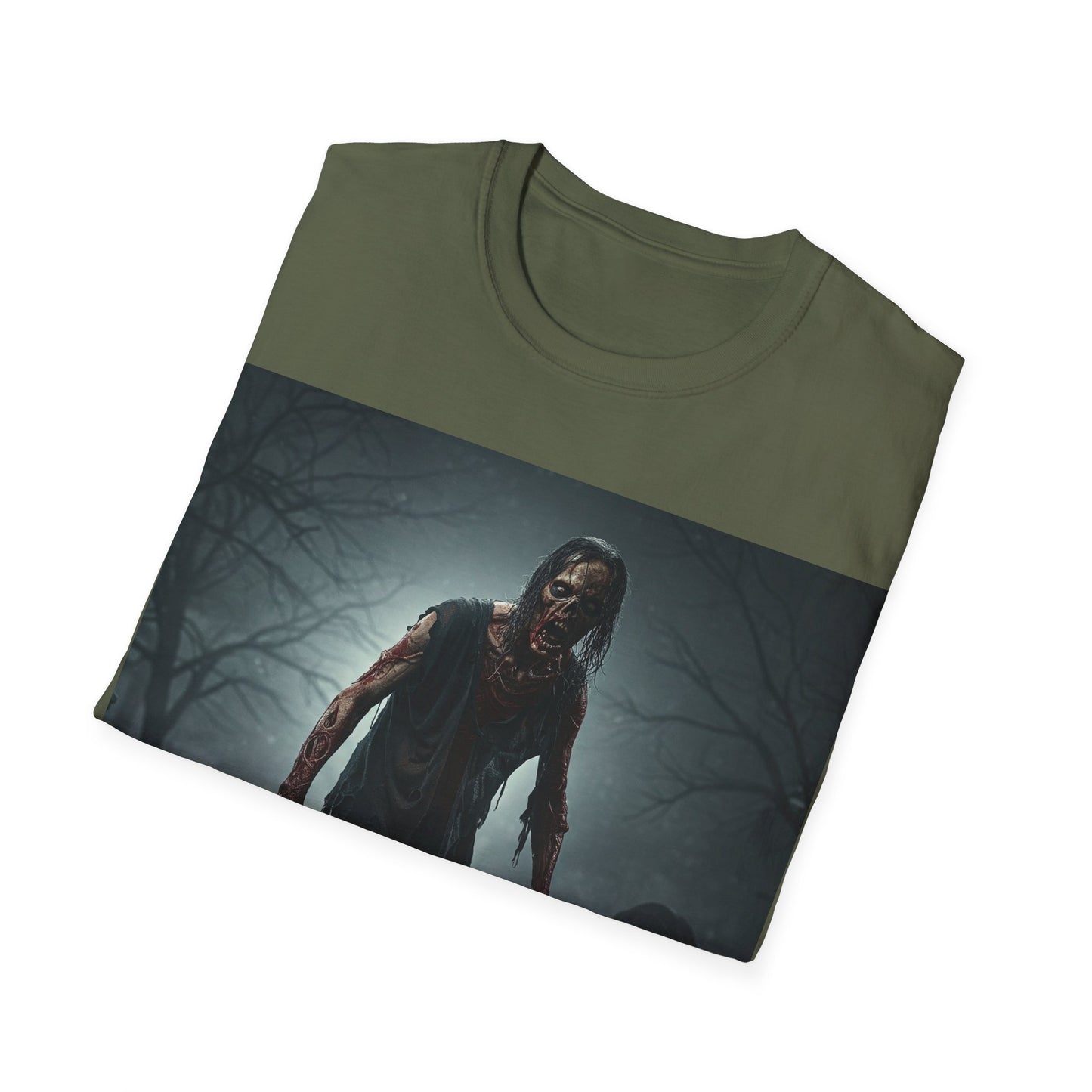 UK - Unisex Softstyle Horror Tee - Perfect for Halloween and Horror Fans