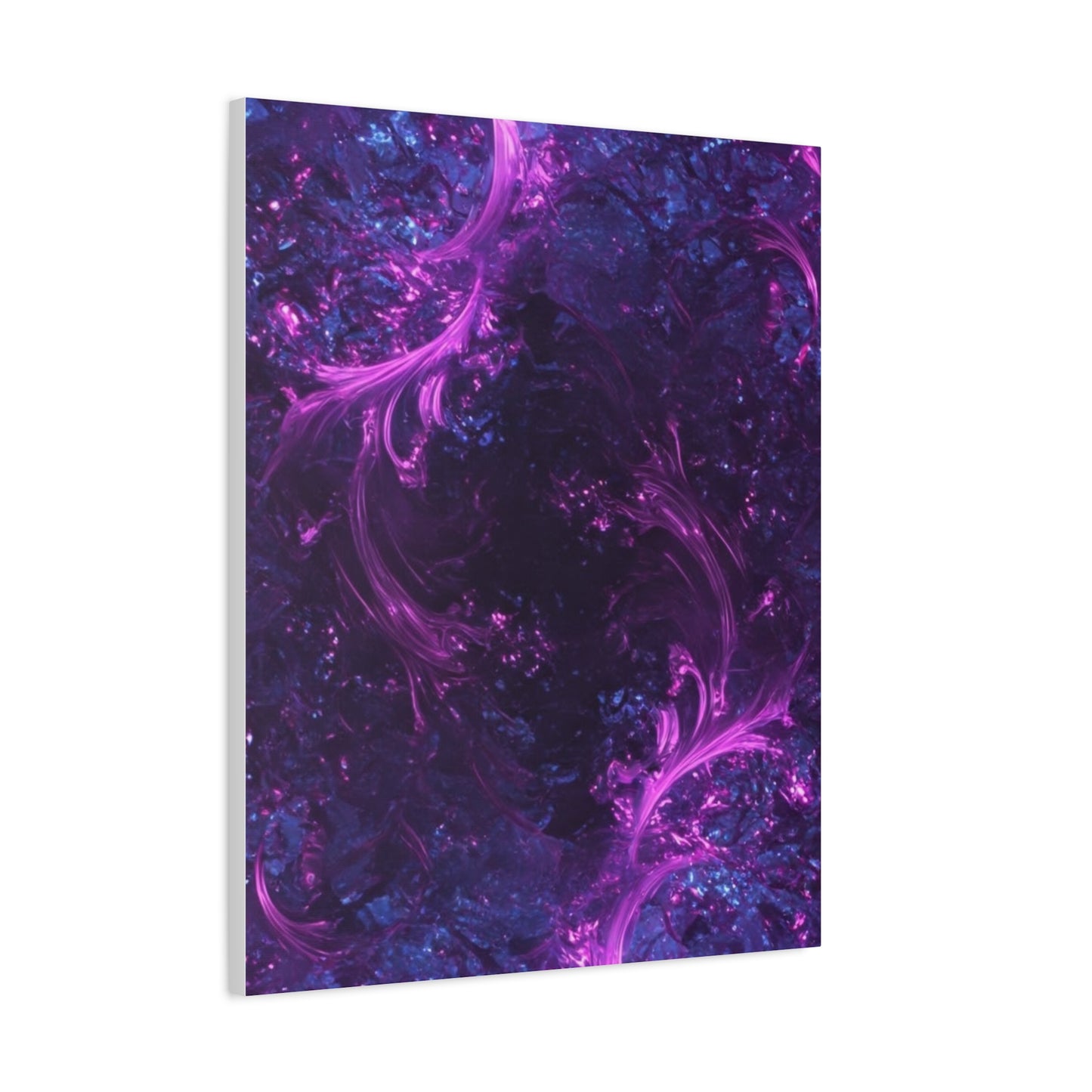 Abstract Purple Fractal Canvas Print - Artistic Wall Décor