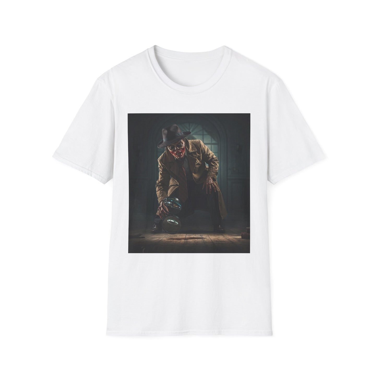 Unisex Horror-Themed Softstyle T-Shirt - Perfect for Halloween and Horror Fans
