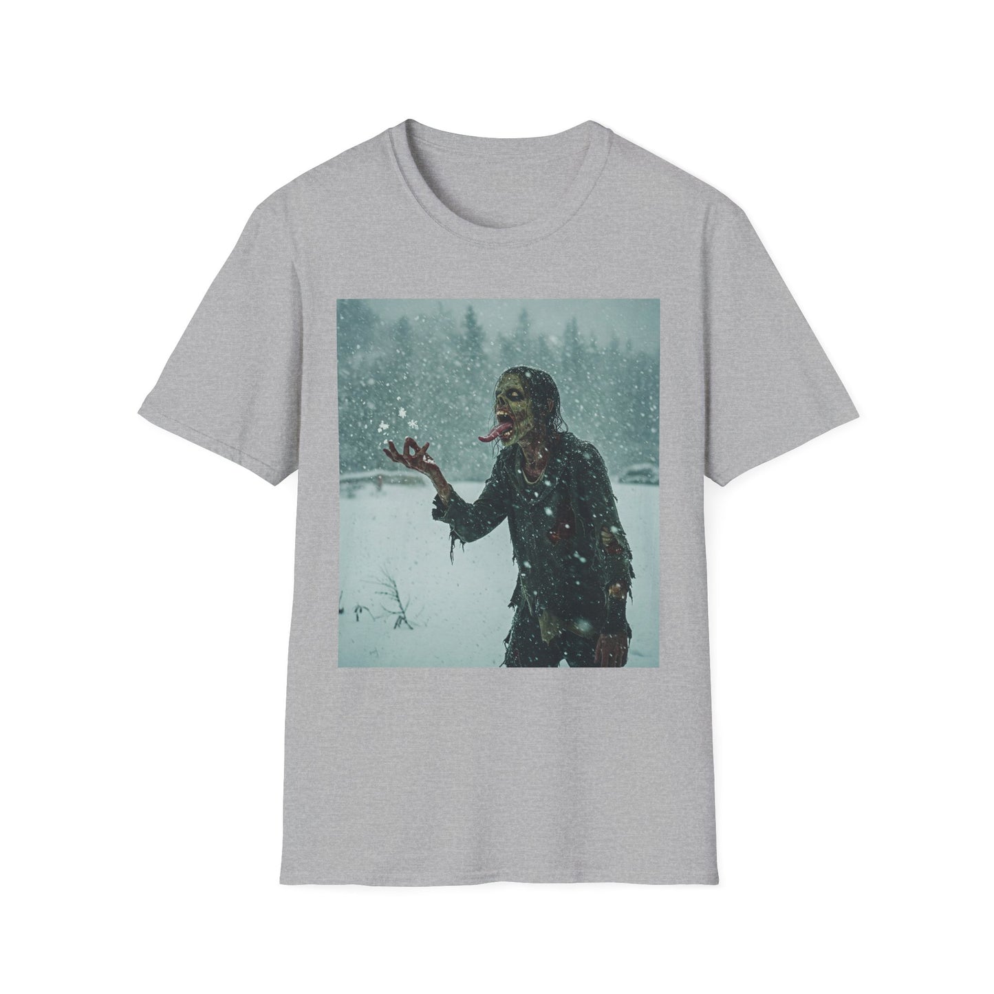 Chilling Horror Graphic Tee - Unisex Softstyle T-Shirt with Spooky Design
