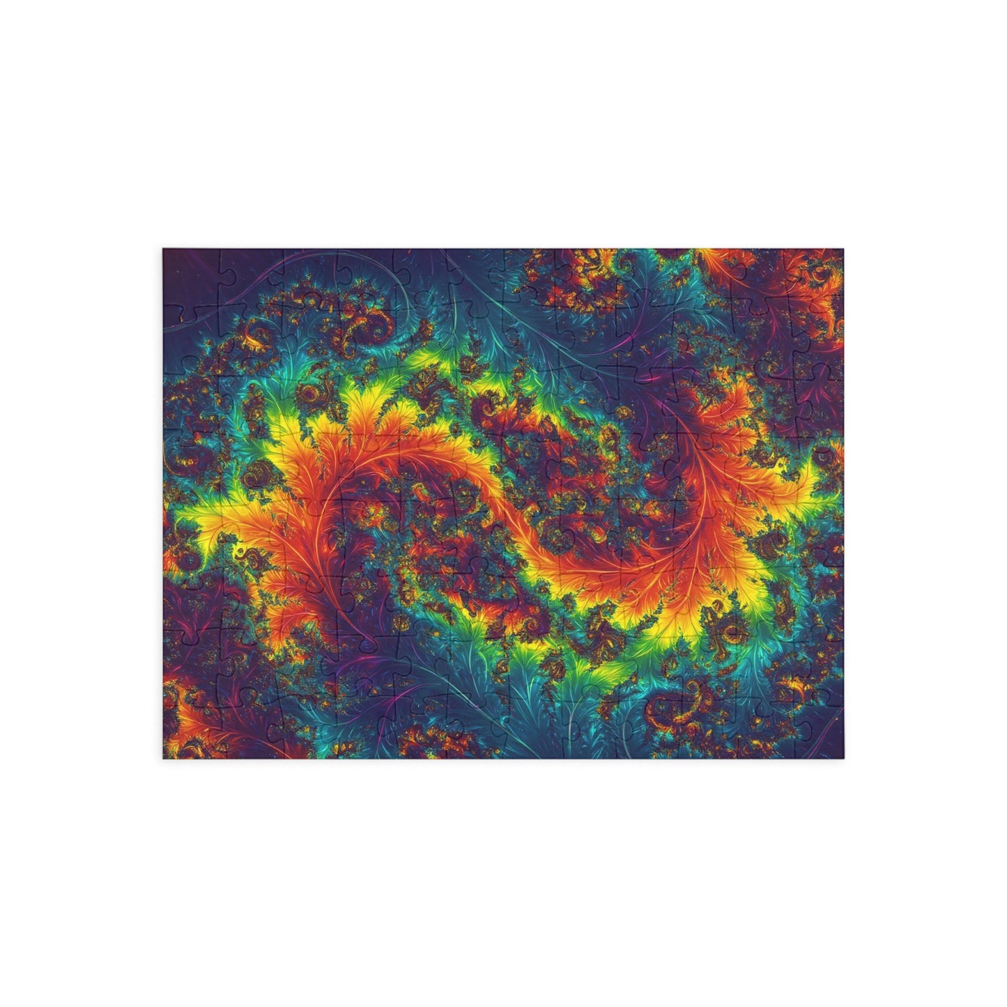 071- Fractal Puzzle (96, 252, 500, 1000-Piece) - Fun Family Activity and Gift