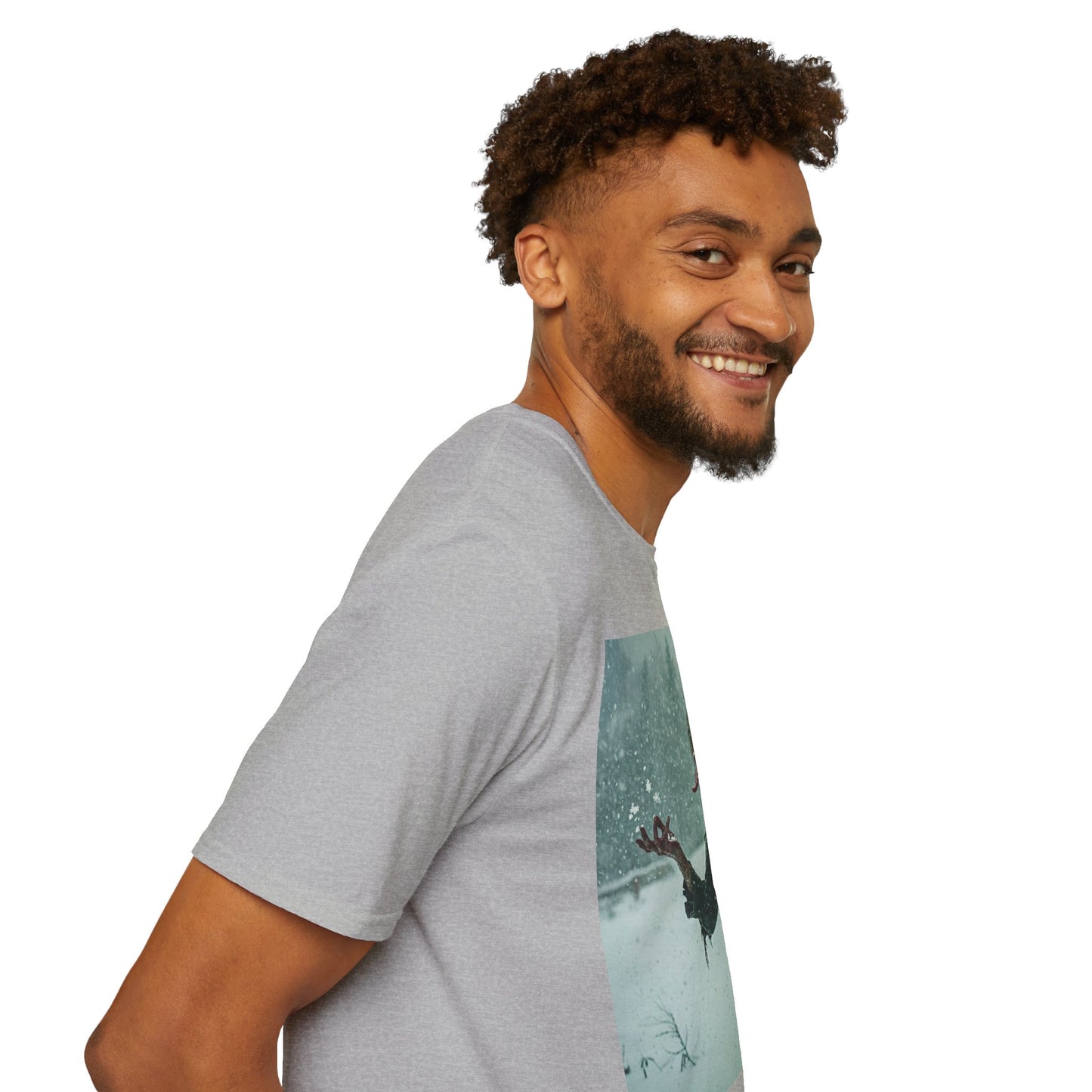 Chilling Horror Graphic Tee - Unisex Softstyle T-Shirt with Spooky Design