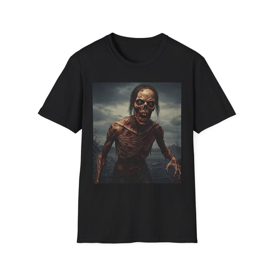 Chilling Horror Graphic T-Shirt for Halloween Enthusiasts
