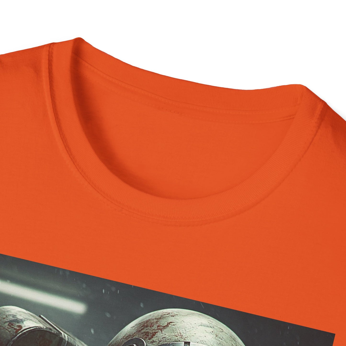 Astronaut Skeleton Apocalyptic Portrait Tee, bold, decaying zombie graphic