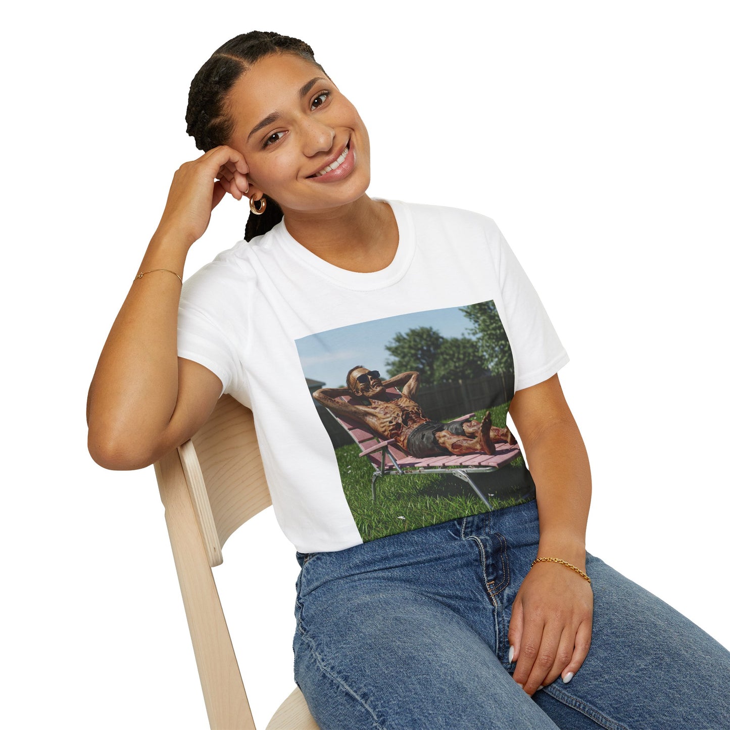 Chill Vibes Unisex Softstyle T-Shirt - Relaxed Summer Graphic Tee