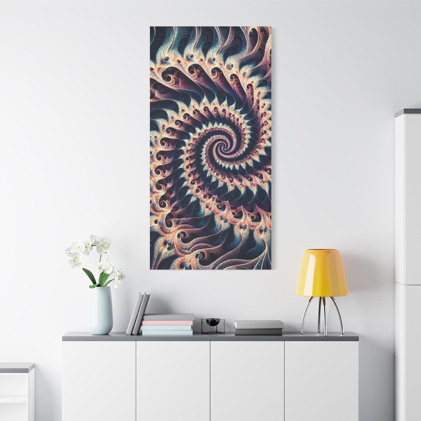 Abstract Spiral Art Canvas Print - Modern Home Decor for Art Lovers