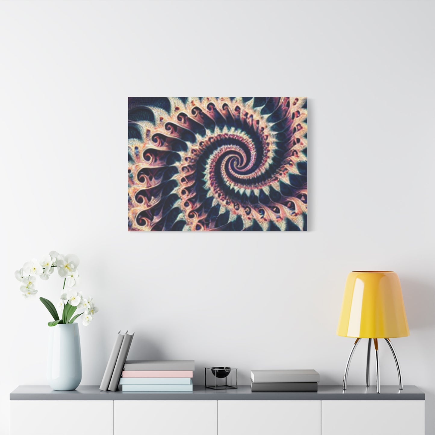 Abstract Spiral Art Canvas Print - Modern Home Decor for Art Lovers