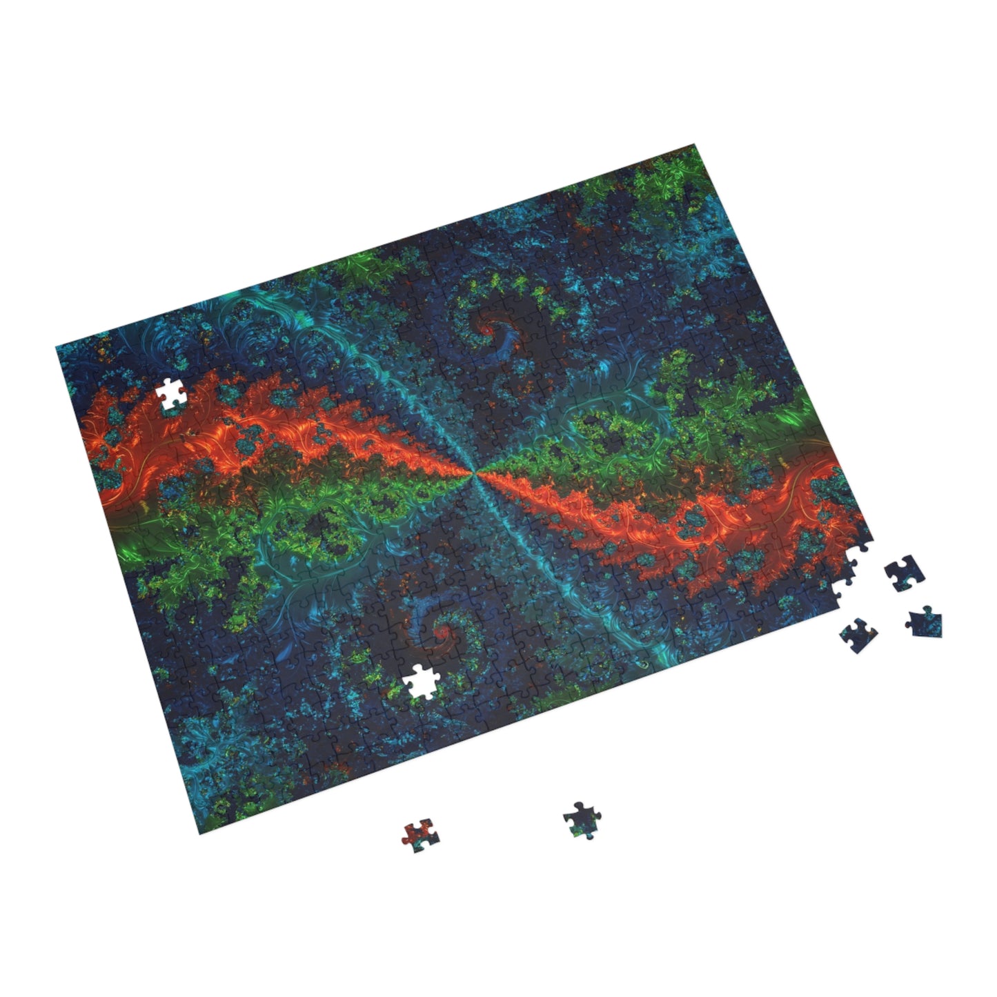 076- Fractal Puzzle (96, 252, 500, 1000-Piece) - Fun Family Activity and Gift