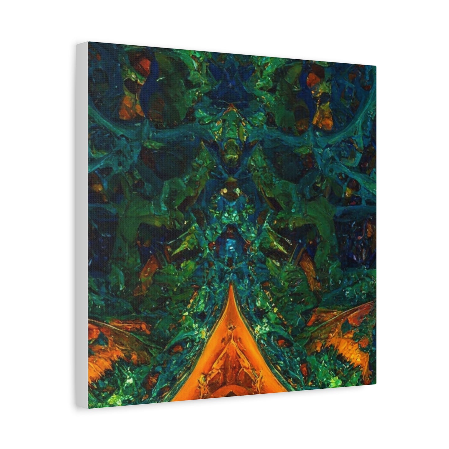 Vibrant Abstract Fractal Art Canvas Print