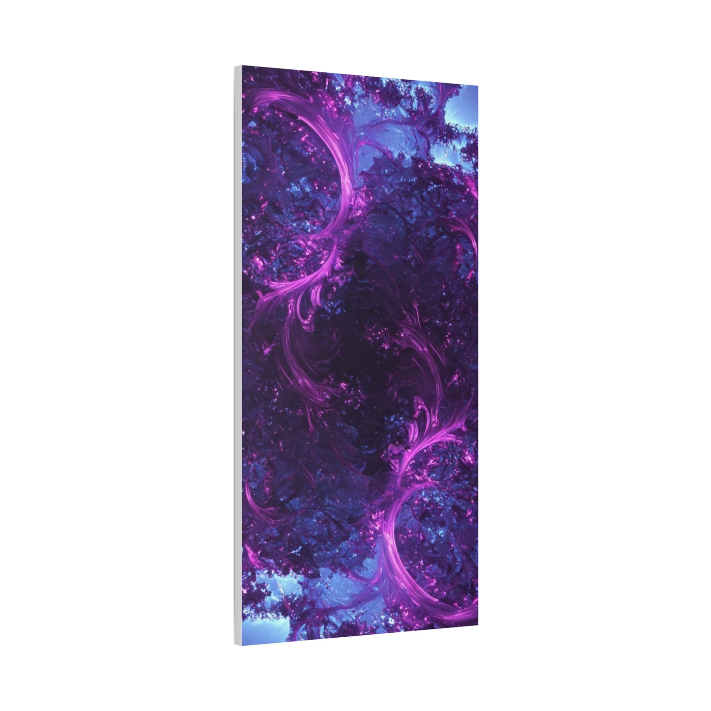 Abstract Purple Fractal Canvas Print - Artistic Wall Décor
