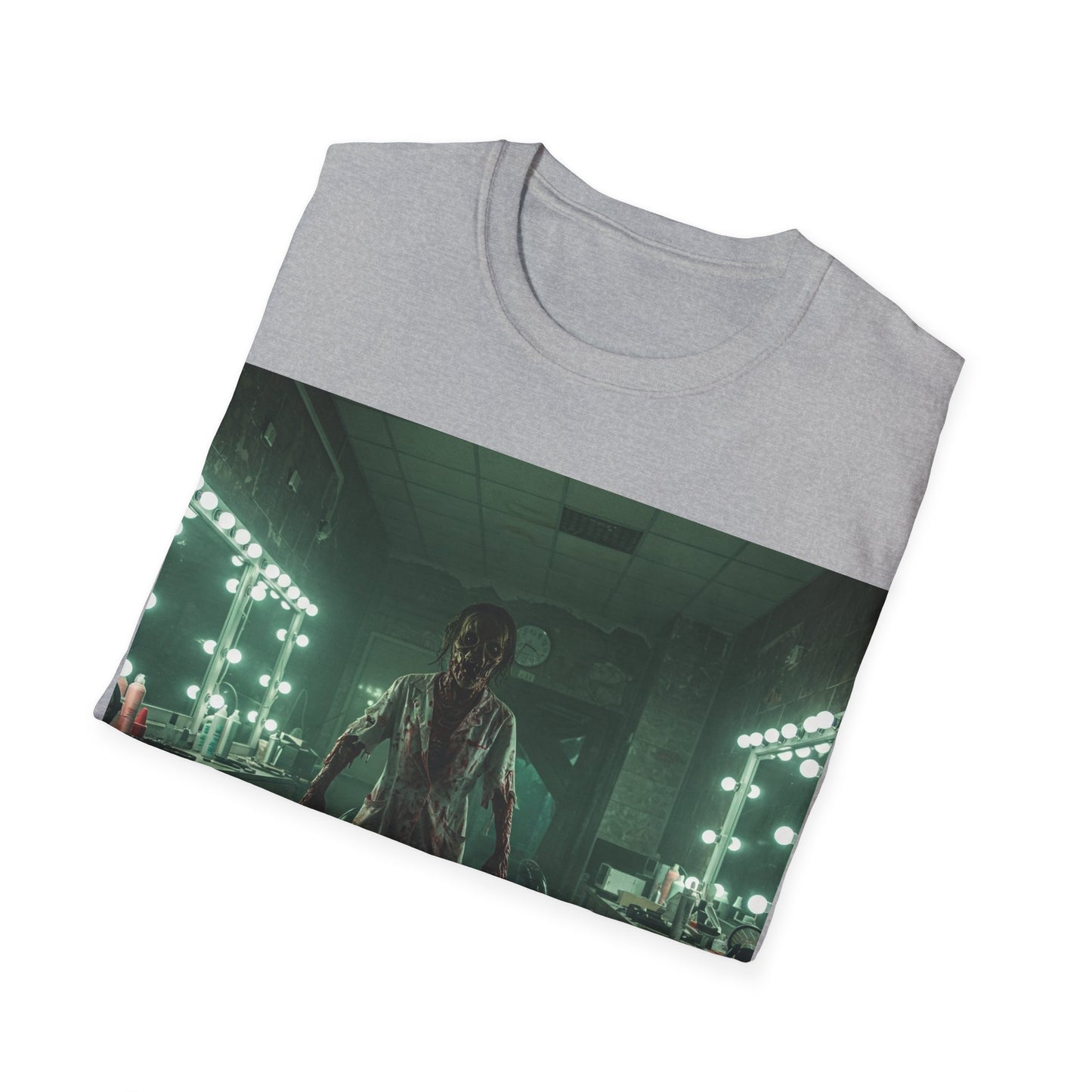 UK - Creepy Horror Unisex Softstyle T-Shirt - Perfect for Halloween