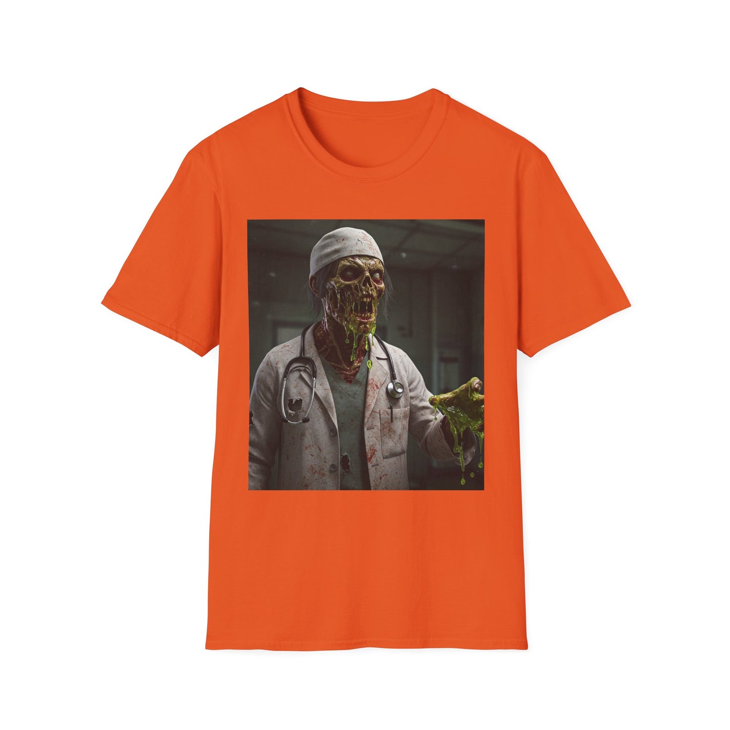 Zombie Doctor Graphic T-Shirt | Unisex Horror Tee for Halloween