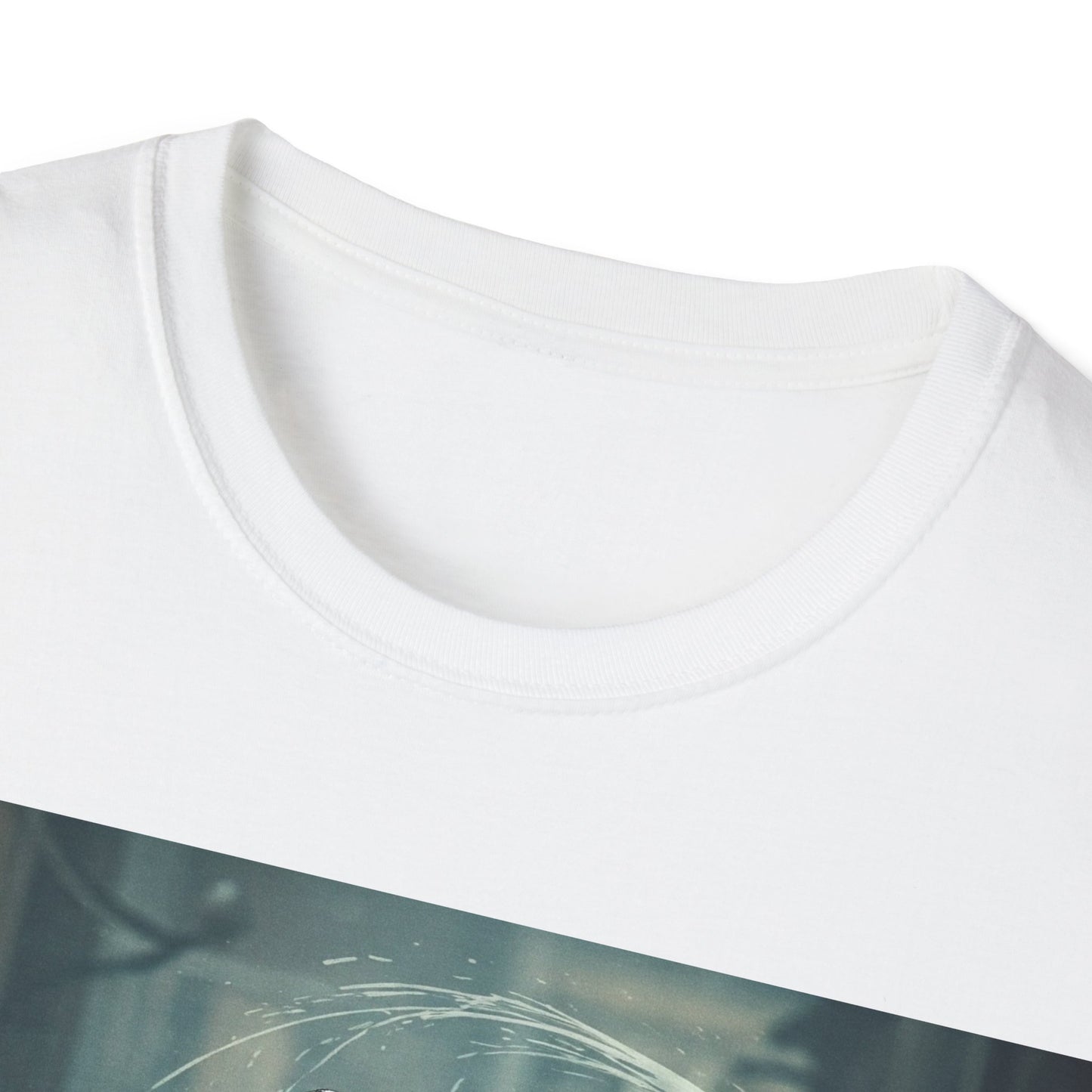 UK - Unisex Softstyle Horror Graphic T-Shirt - Spooky Monster Design