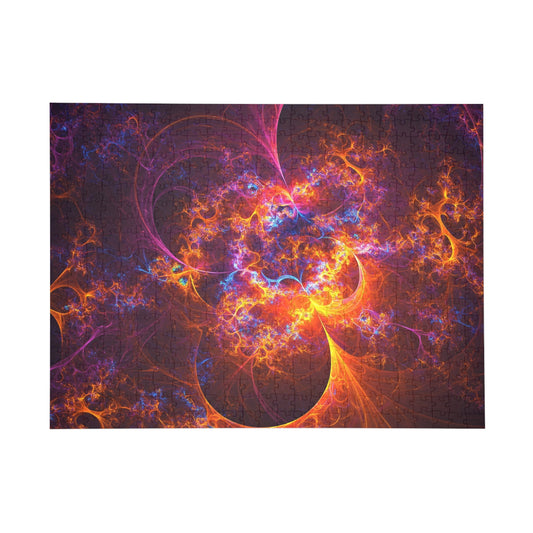 Vibrant Fractal Art Puzzle – 96, 252, 500, 1000-Piece Options