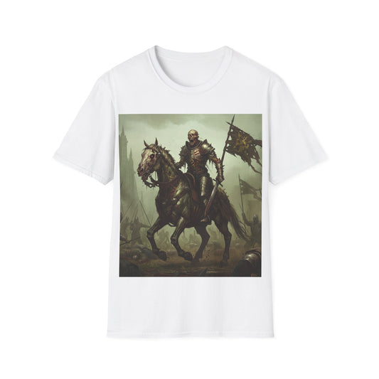 UK - Epic Knight Riding T-Shirt - Unisex Fantasy Graphic Tee