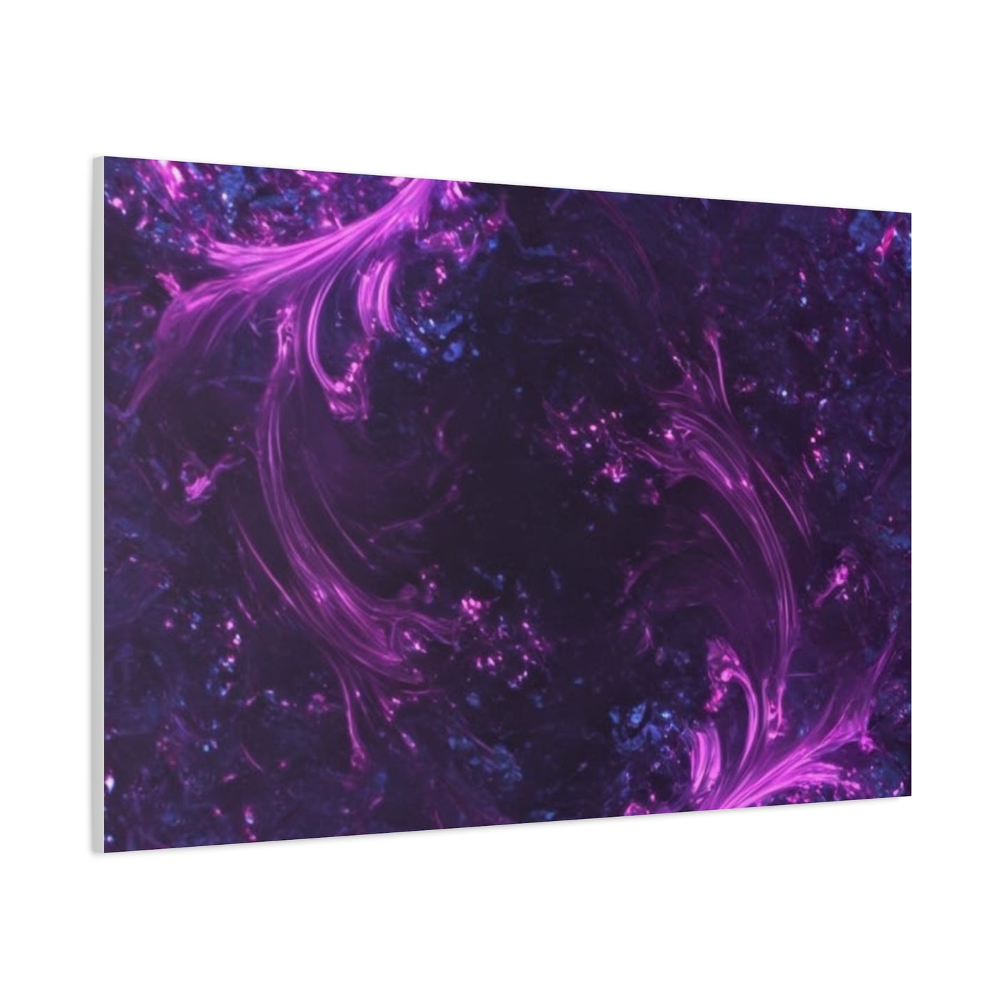 Abstract Purple Fractal Canvas Print - Artistic Wall Décor